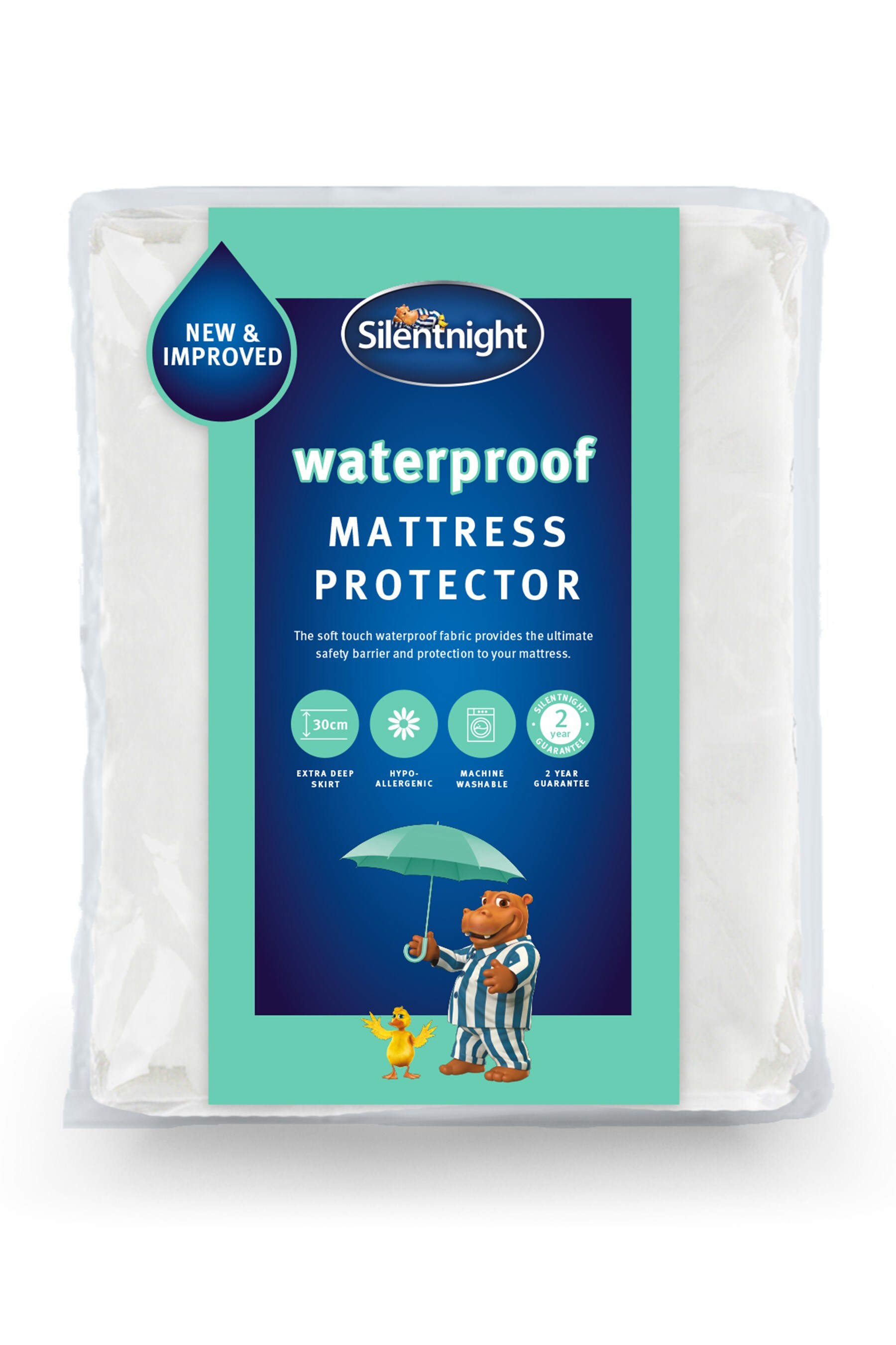 Silent night cot mattress hot sale protector