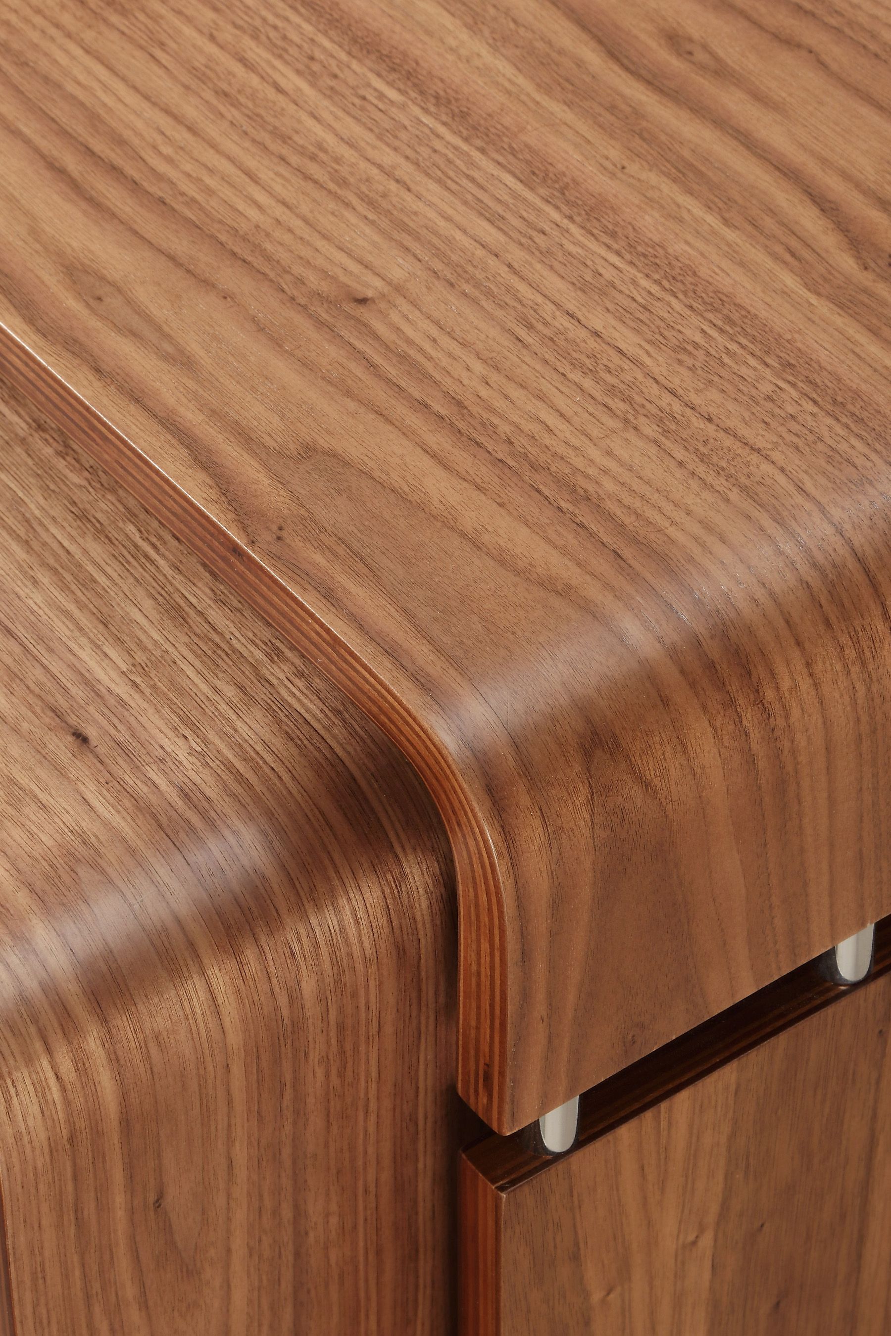 Jual Walnut Havana Corner TV Stand
