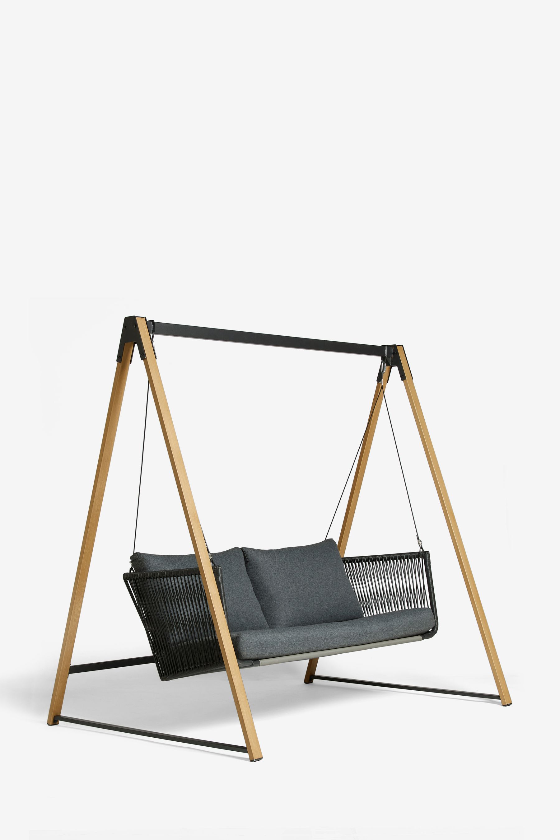 Buy Black Helsinki Garden Double Swing Seat from the Next UK