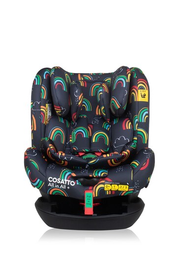 Cosatto Clear All In All Group 0123 Disco Rainbow Car Seat
