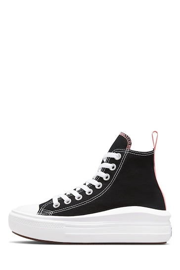 Converse Black Move High Top Youth Trainers