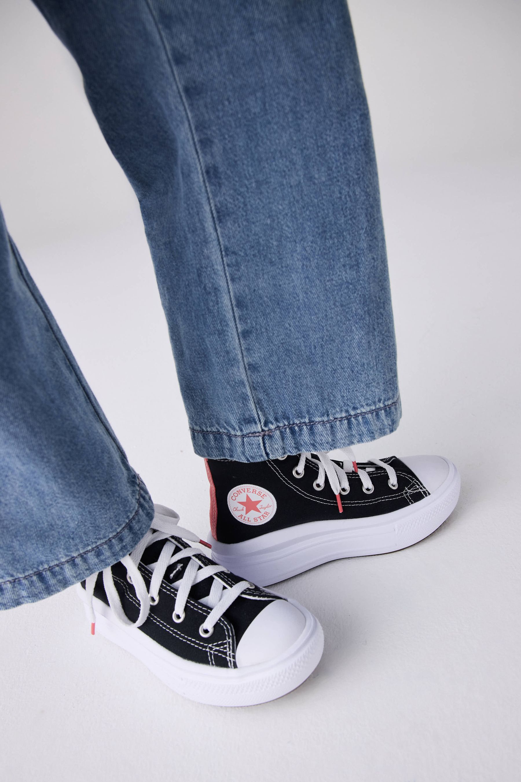 Buy Converse Black Move Platform High Top Junior Trainers from the