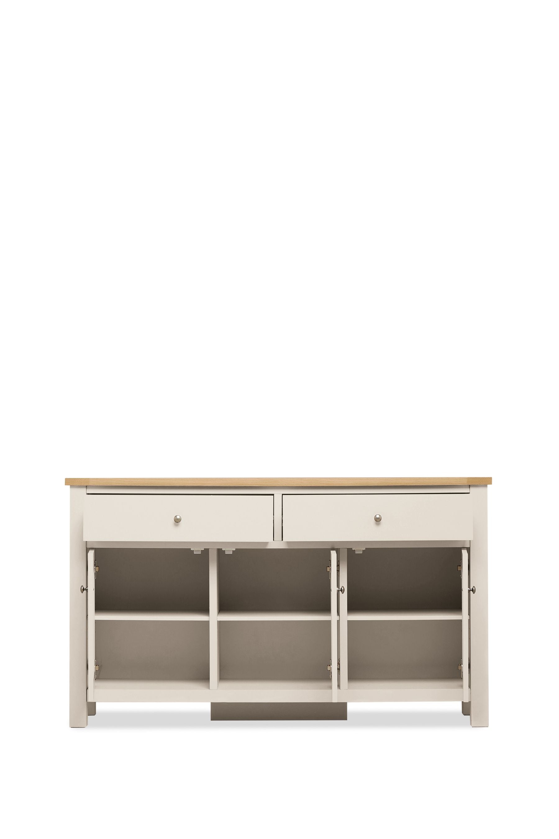 Cream Malvern Oak Effect Large Sideboard