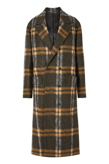 Buy AllSaints Green Ensley Check Coat from the Next UK online shop