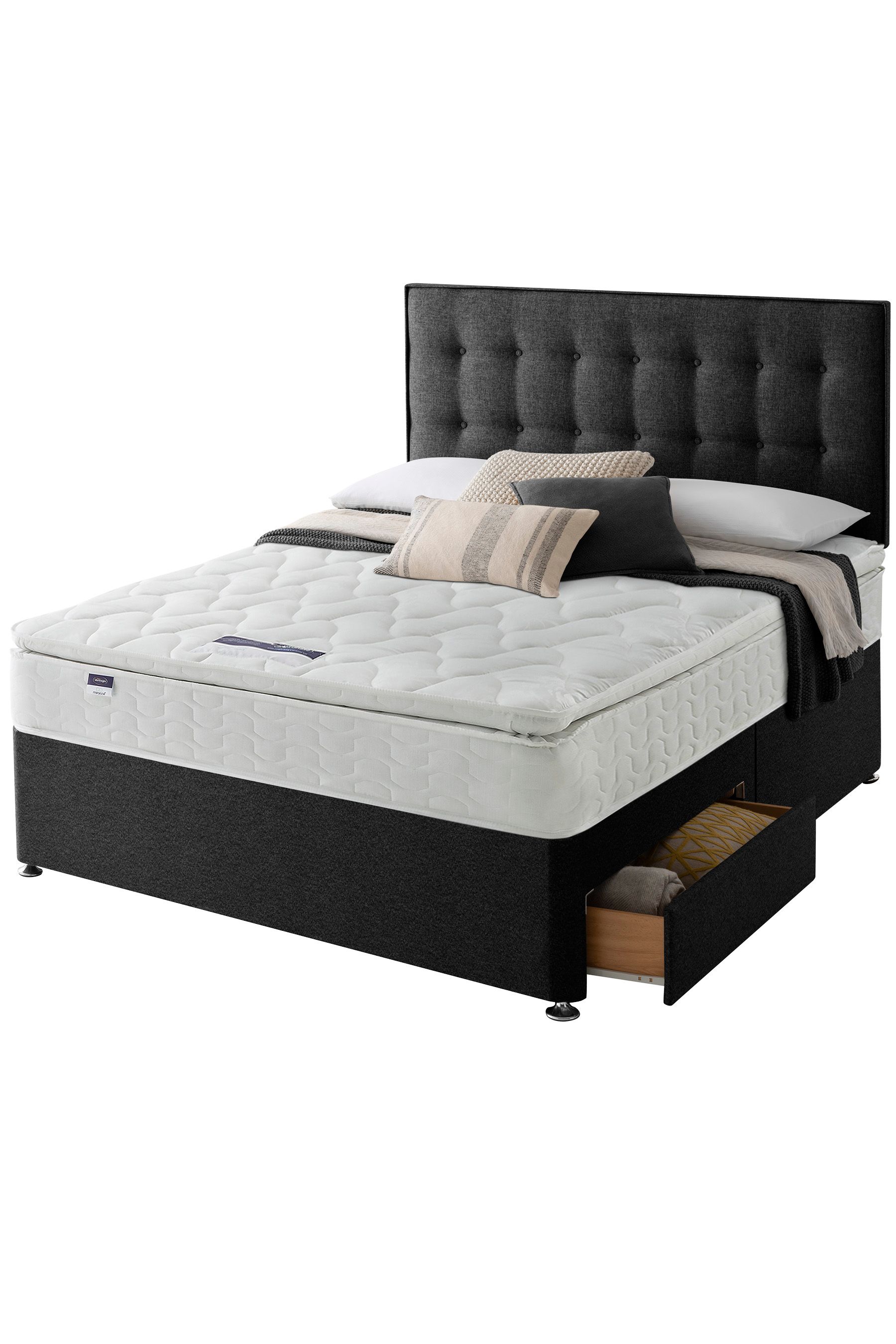 Silentnight miracoil pillow top limited edition mattress on sale