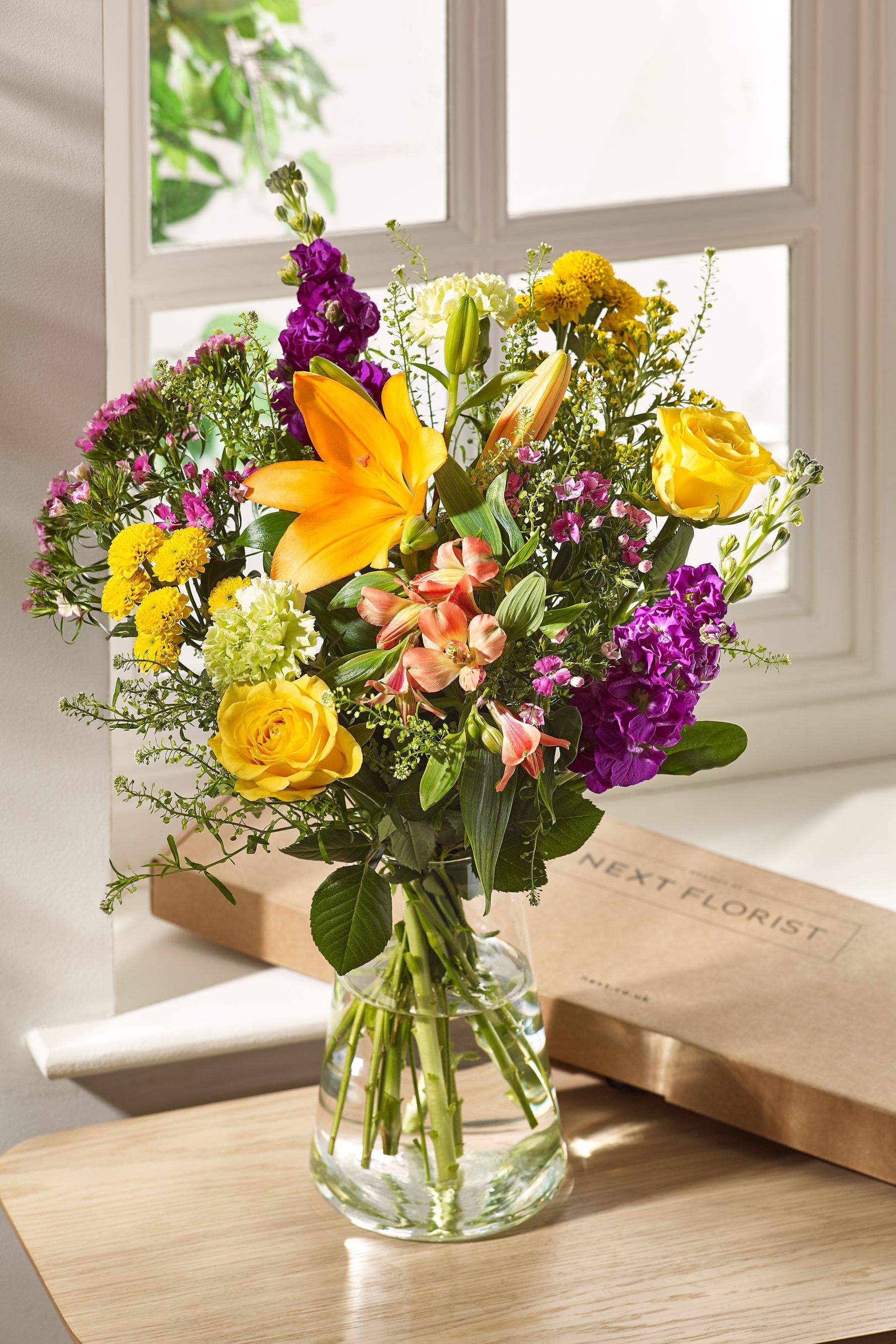 Bright Letterbox Fresh Flower Bouquet