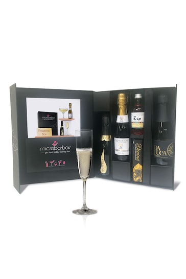 MicroBarBox Prosecco Gift Set with EG Raspberry And Chocolates