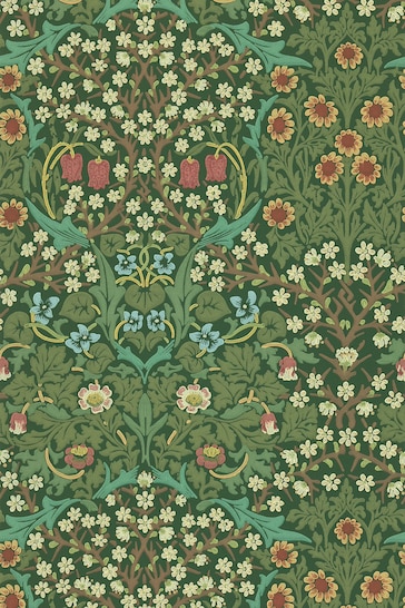 Morris & Co. Green Blackthorn Wallpaper Wallpaper