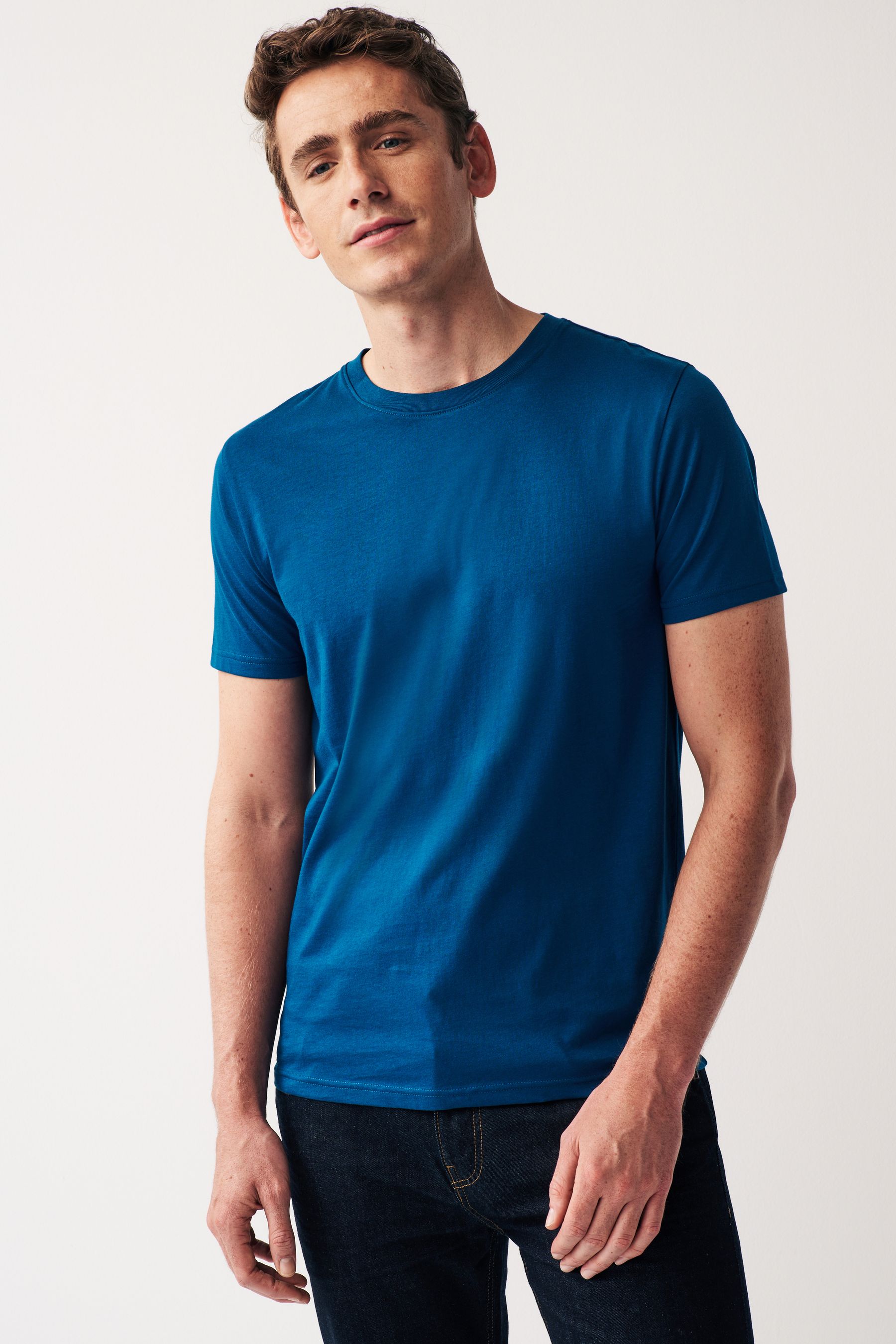 Royal blue t-shirt for men sales