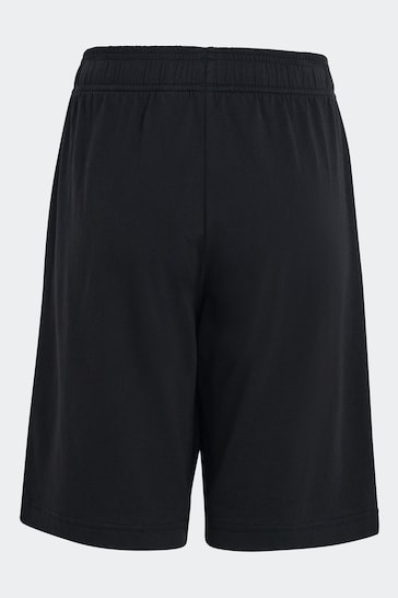 adidas Black Sportswear Essentials Big Logo Cotton Shorts