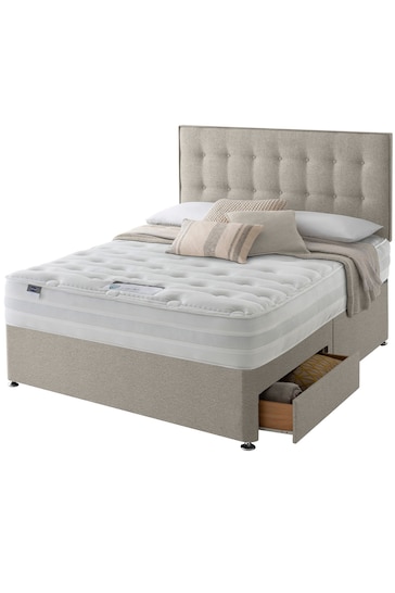 Silentnight Natural Mirapocket 1400 2 Drawer Divan Bed Set