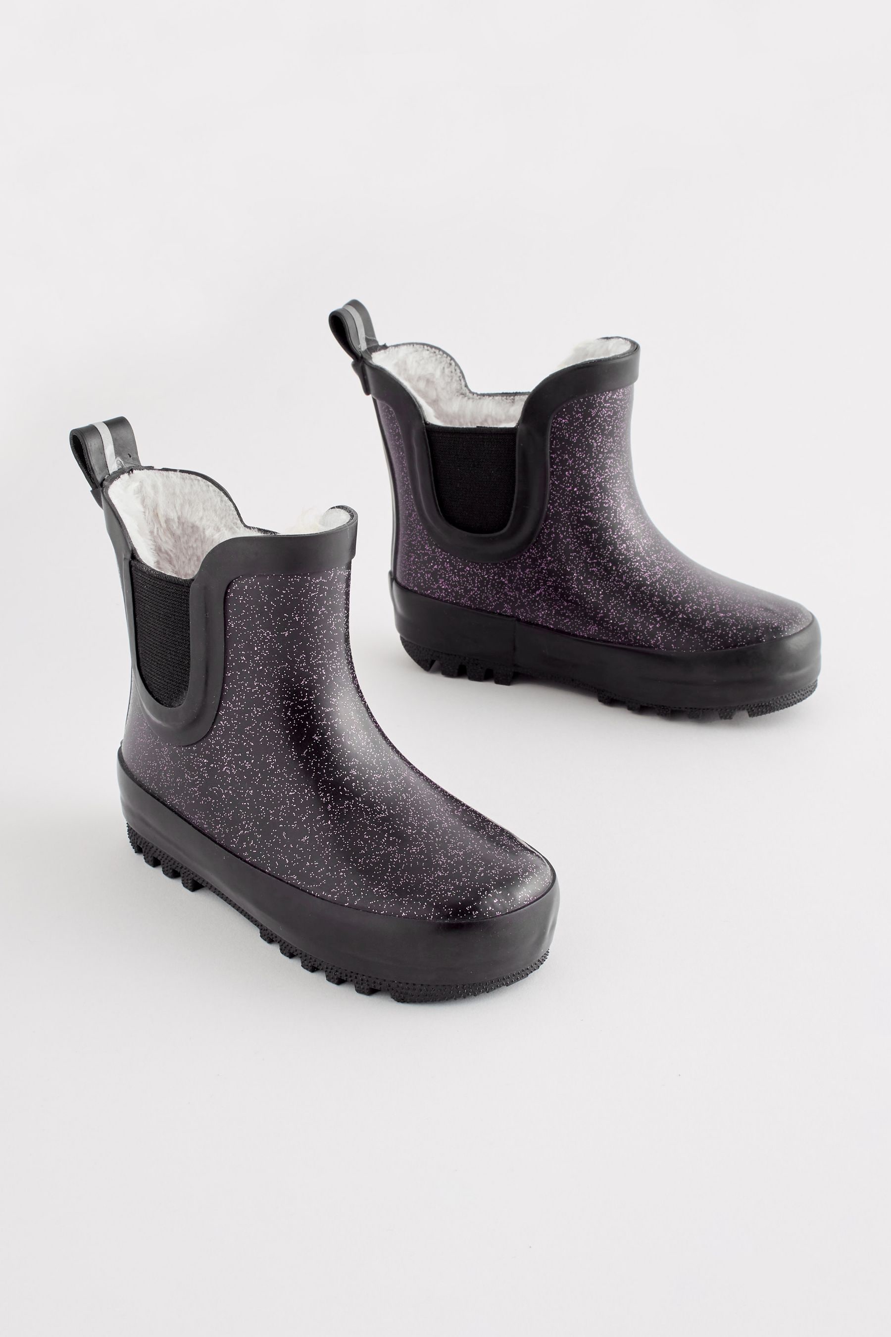 Womens black glitter wellies new arrivals