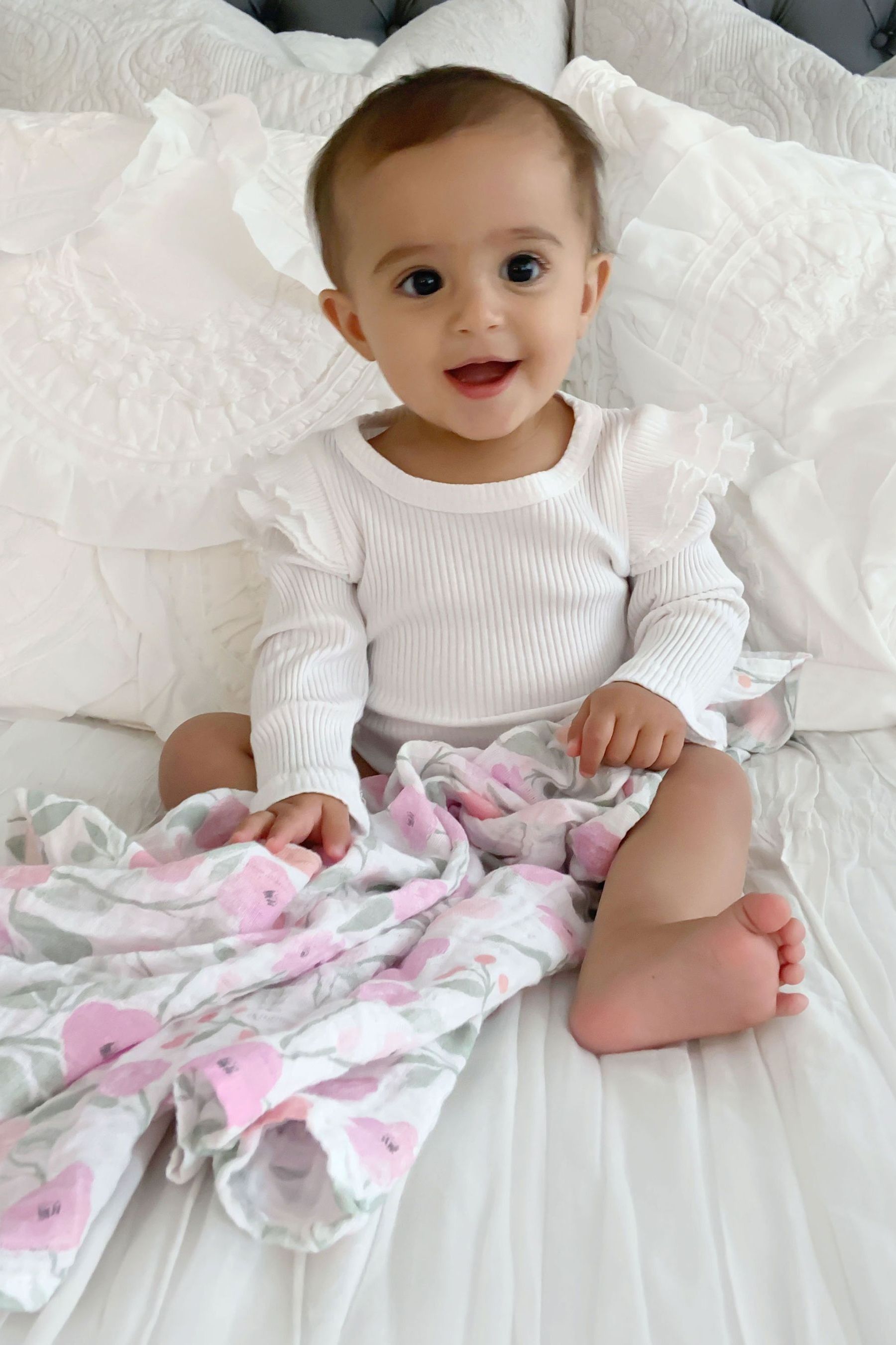 Buy aden anais Pink Large 100 Cotton Muslin Blanket Ma Fleur from the Next UK online shop