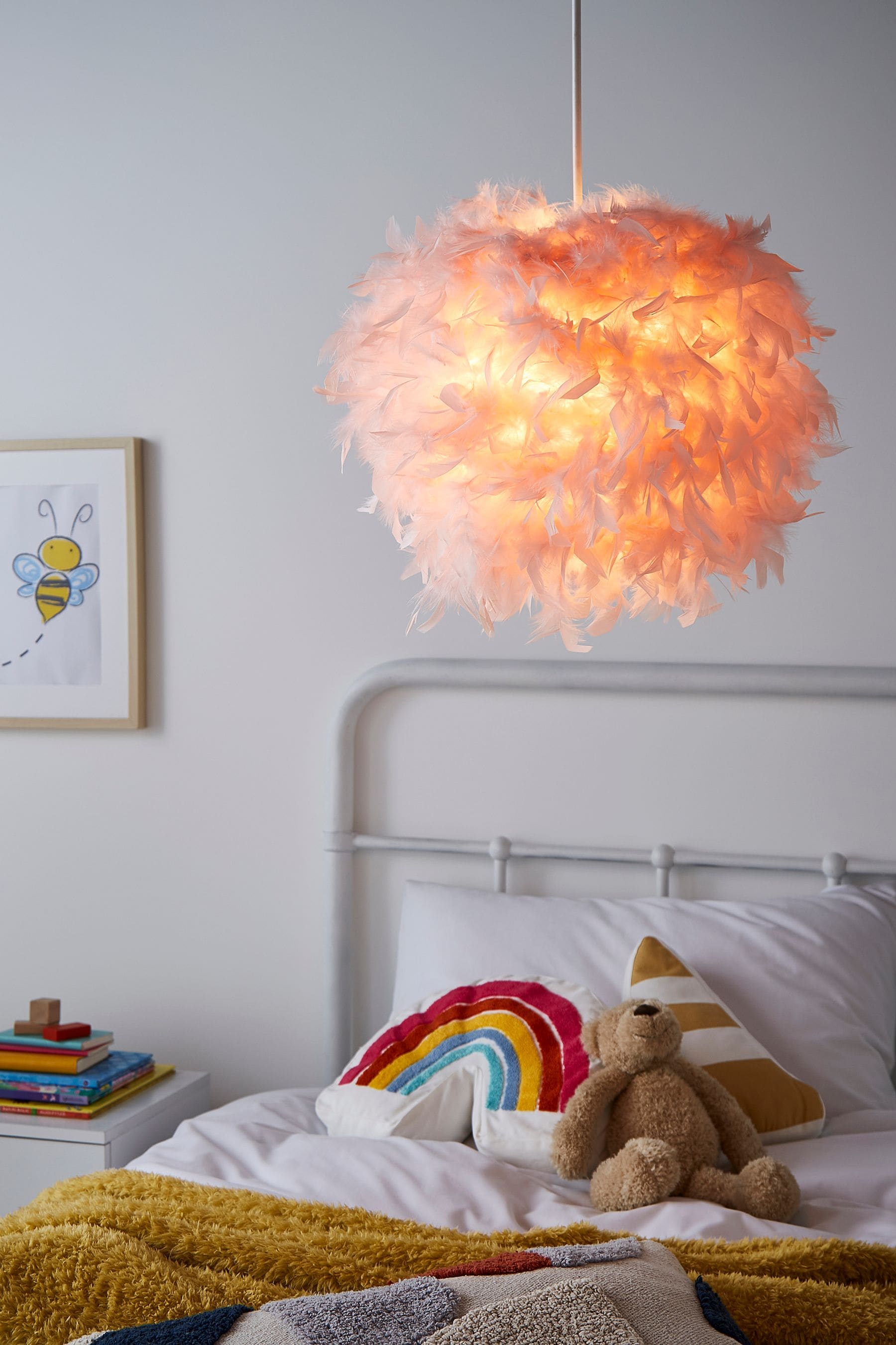 Next lipsy store feather lampshade