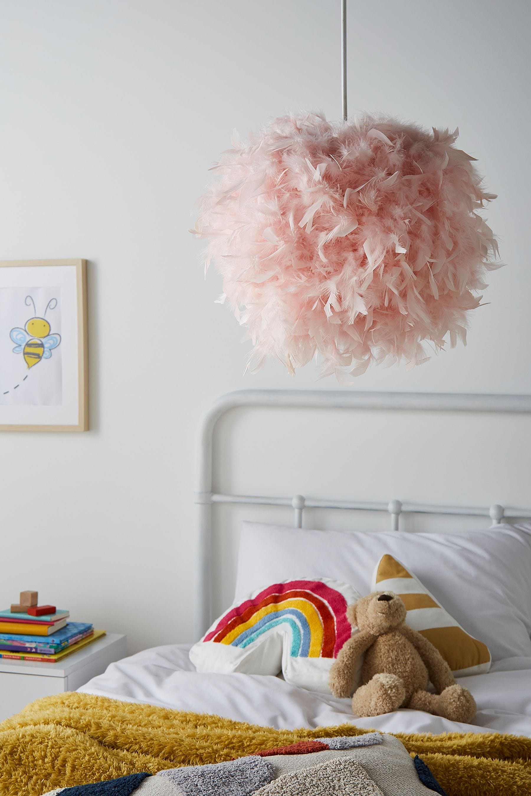 Next feather lampshade cheap