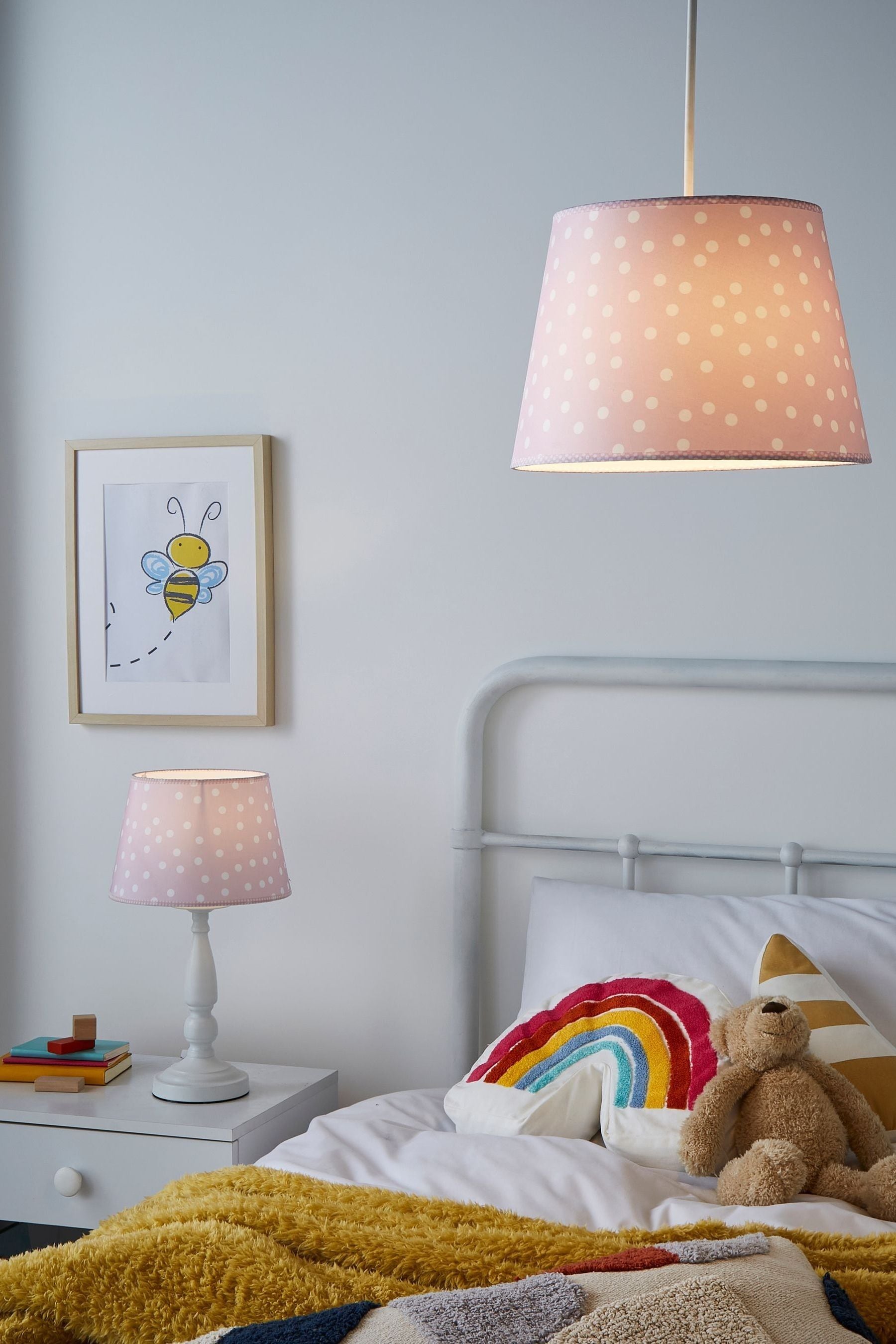 Buy glow Pink Printed Polka Shade from the Next UK online shop
