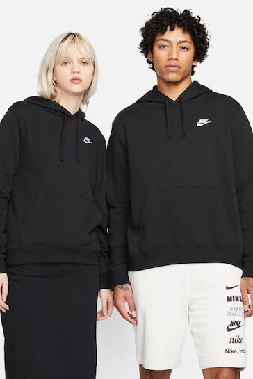 Buy Nike Black Club Fleece Hoodie from the Next UK online shop