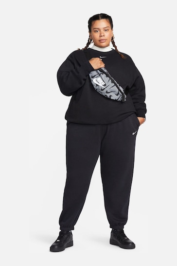 Nike Black Oversized Curve Crew Sweatshirt