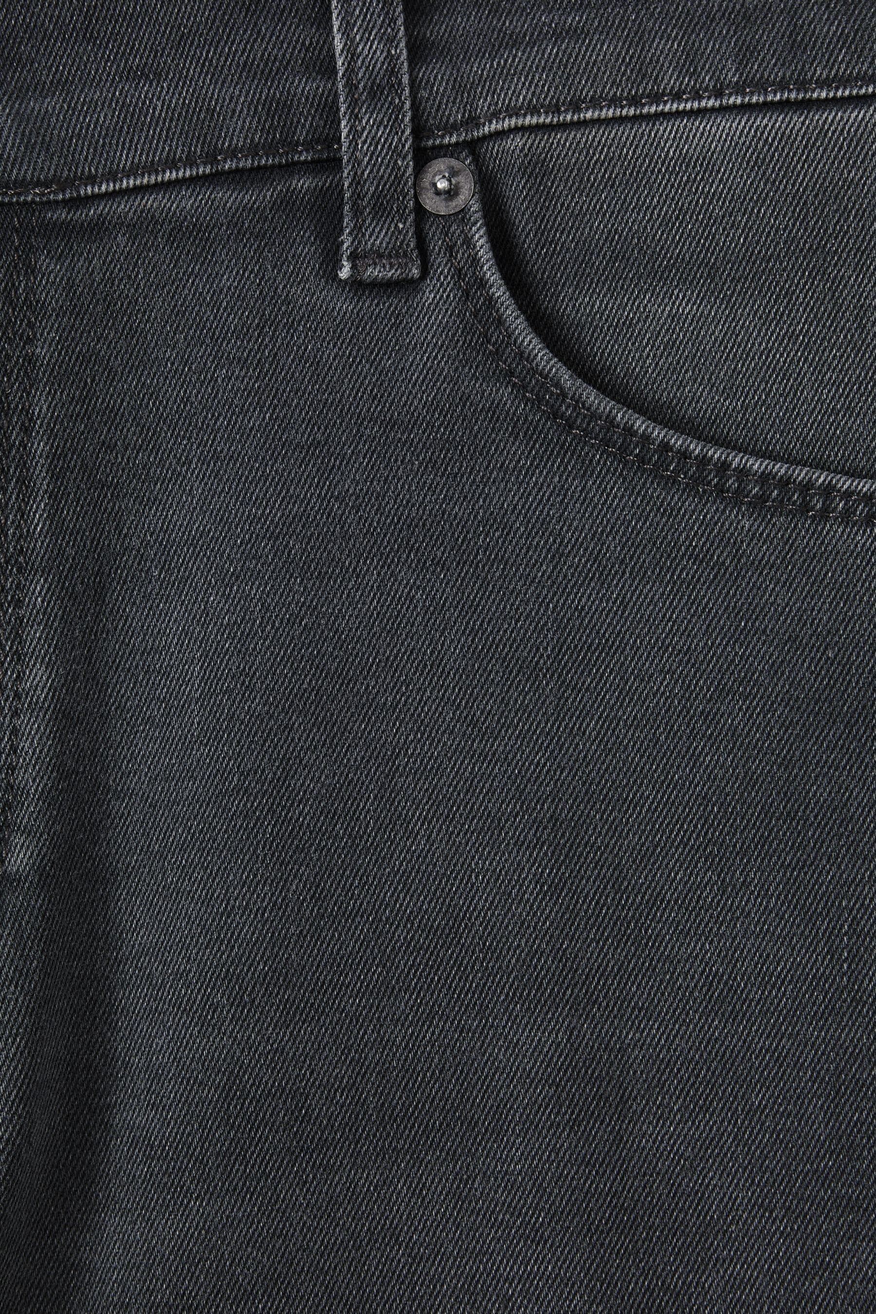 Reiss Grey Robin Slim Fit Washed Jersey Jeans