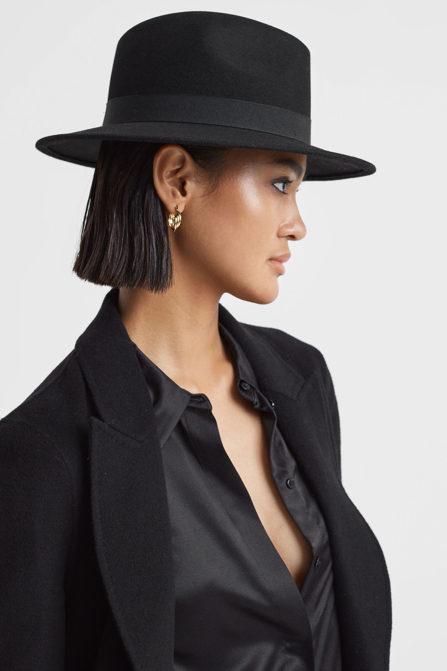 Black fedora top hat uk