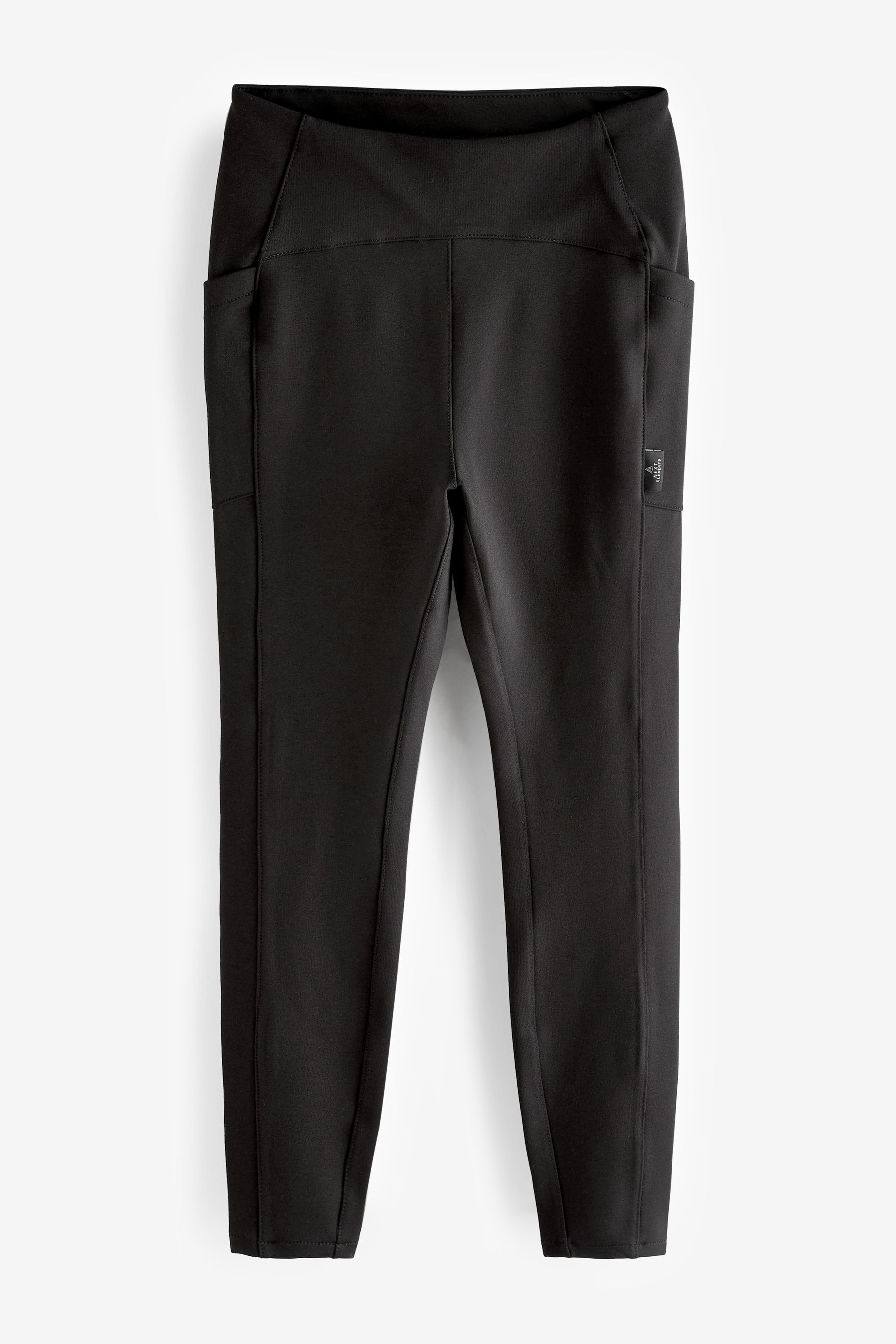 Girls black hotsell fleece lined leggings