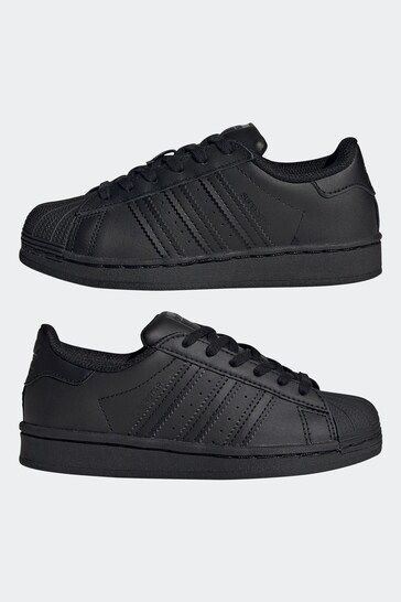 superstar slip on Noir enfant