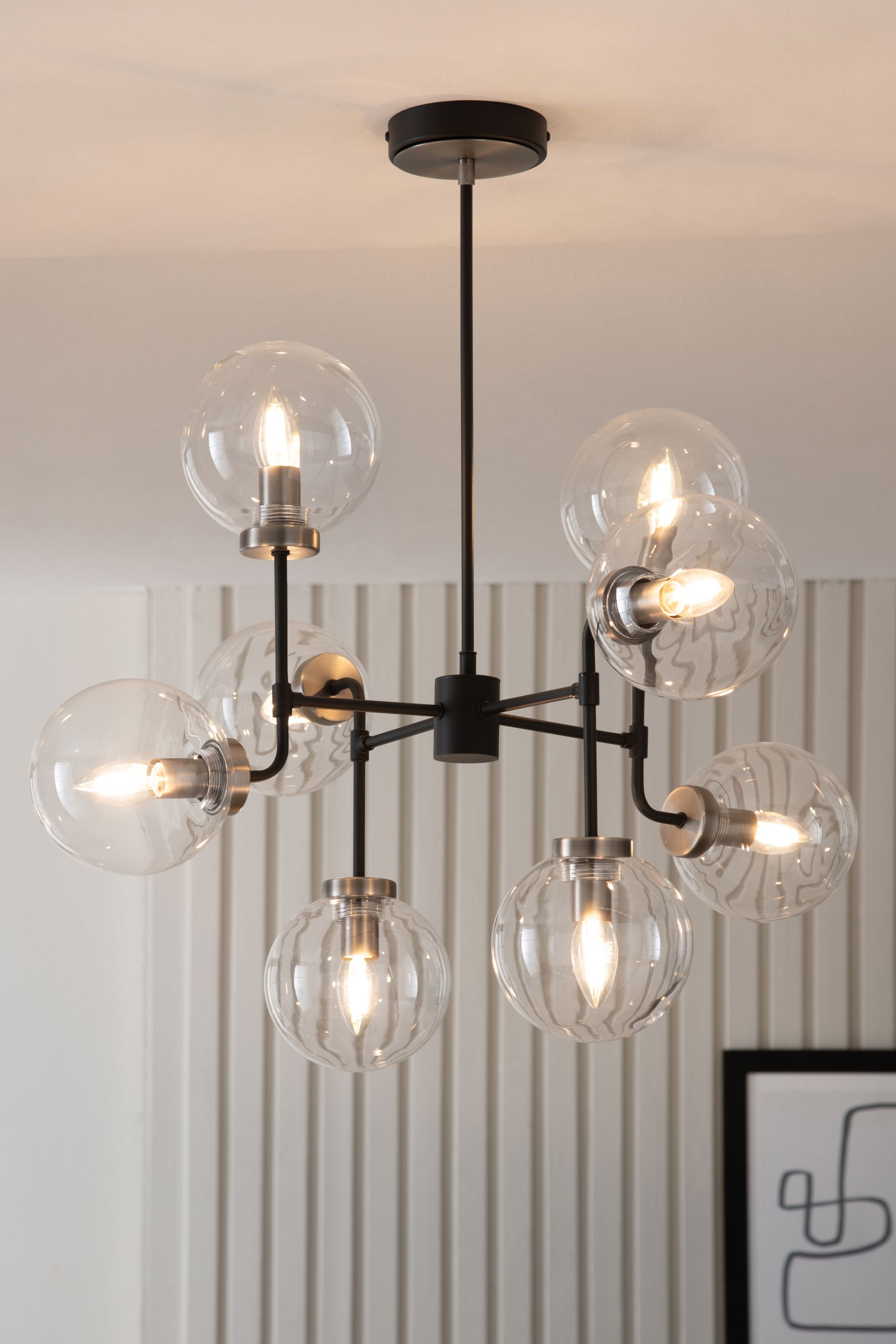 Next black cheap light fitting