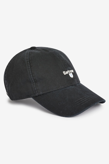 Barbour® Black Cascade Sports Cap