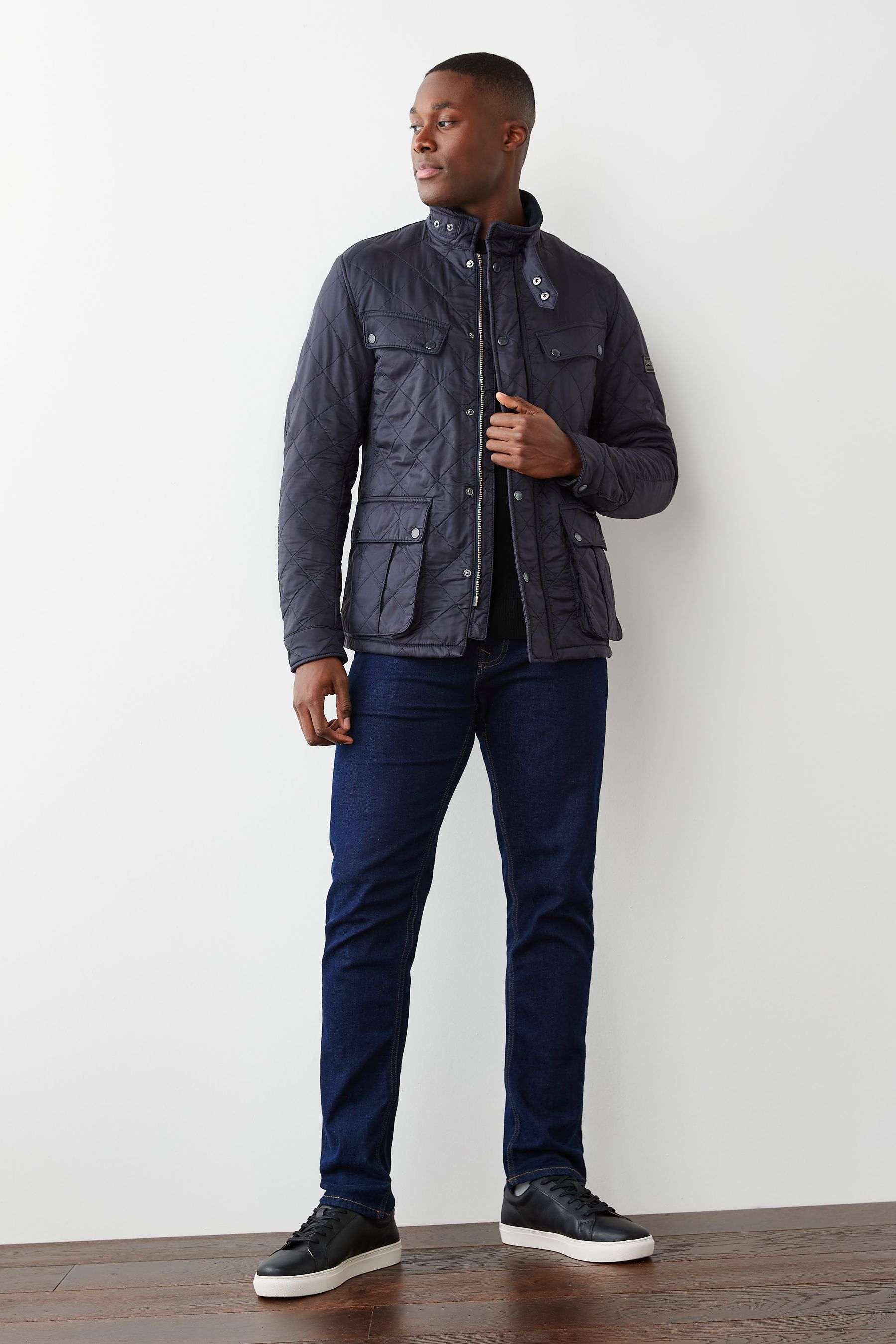 Buy Barbour International Tourer Ariel Polar Quilted Jacket from