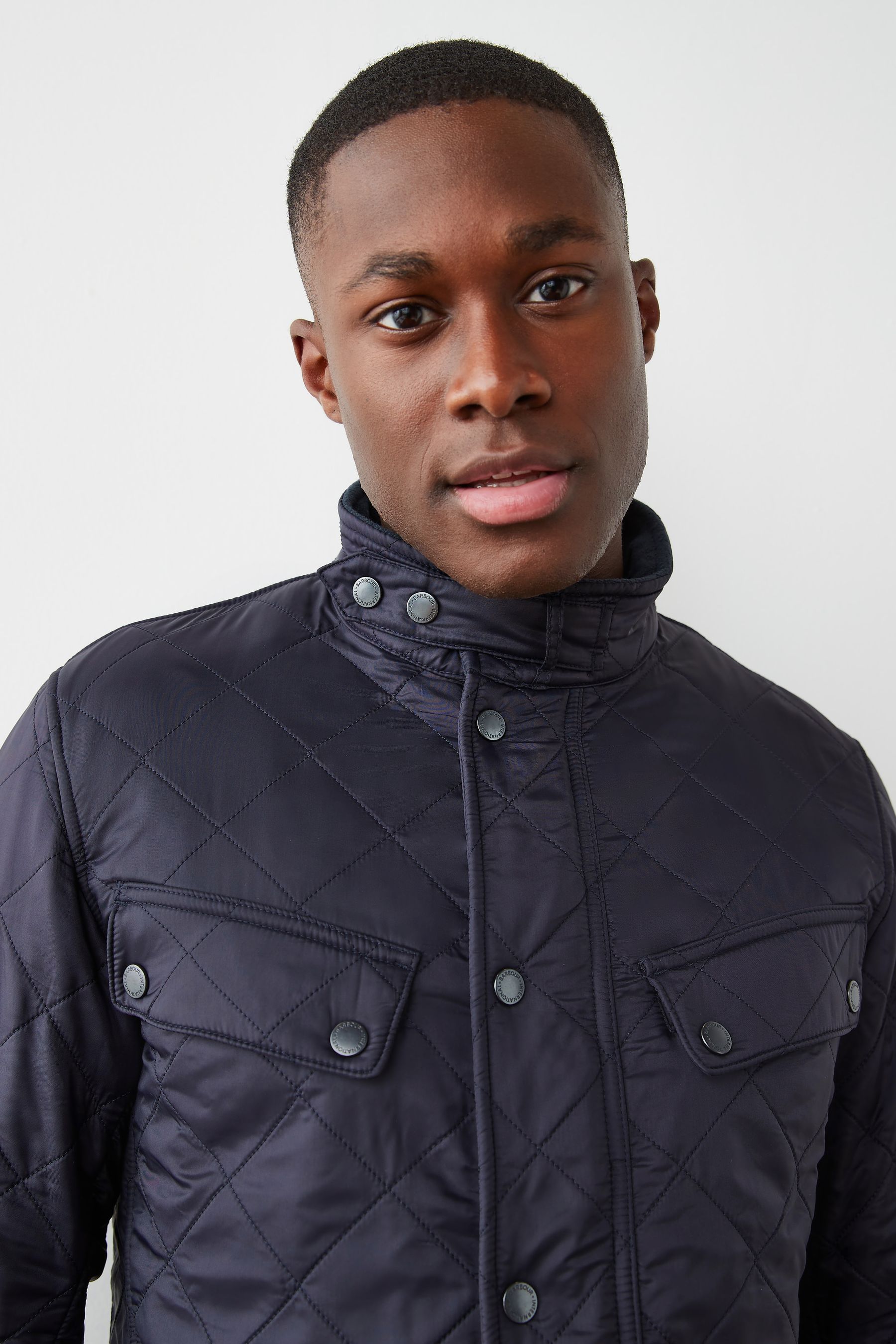 Barbour ariel quilted jacket black on sale