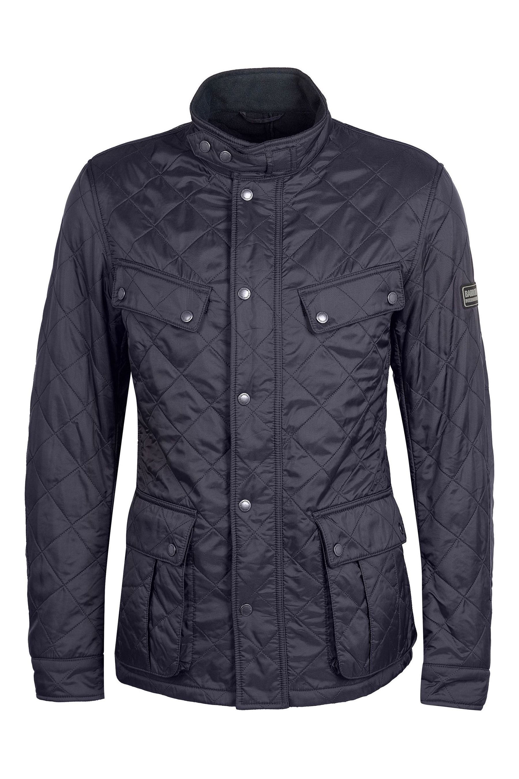 Barbour international ariel polarquilt quilted jacket hotsell grey