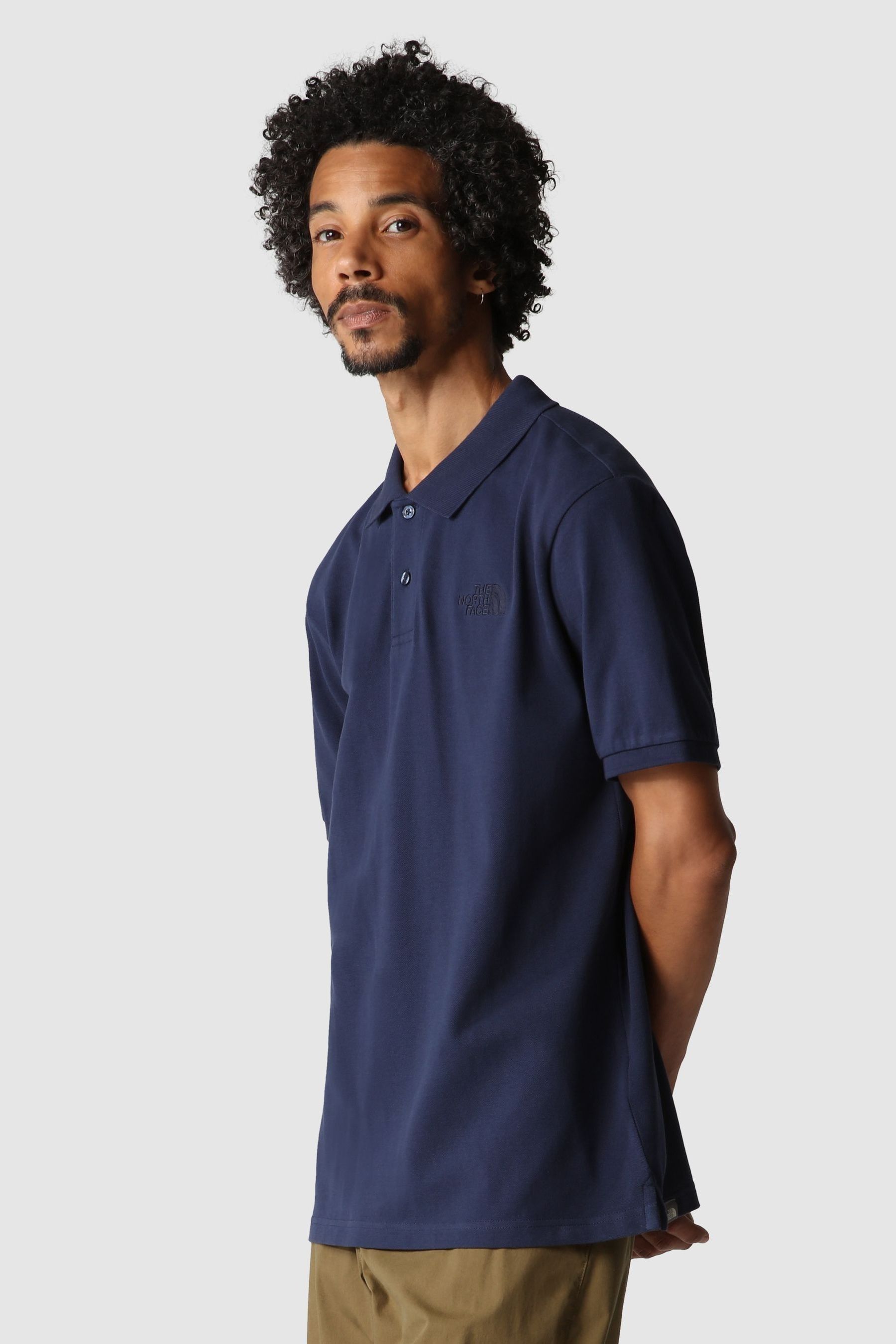 North face outlet piquet polo shirt