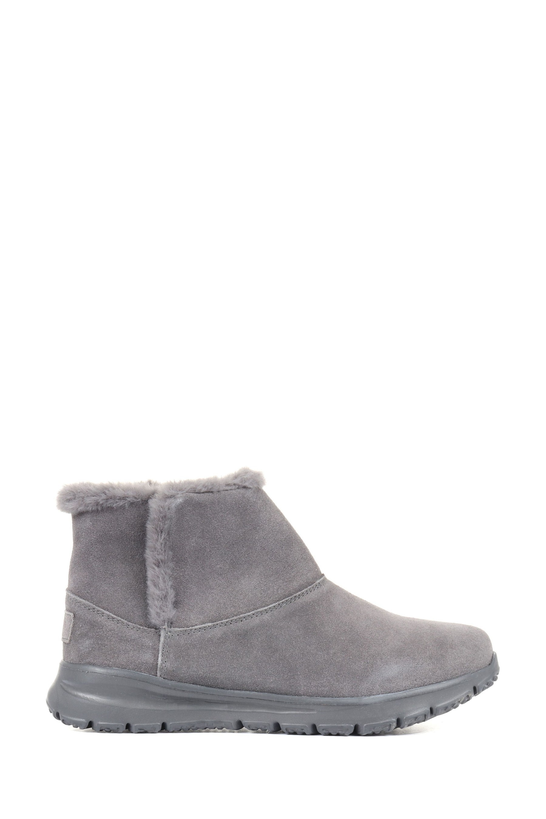 Buy Pavers Grey Suede Ankle Boots from 