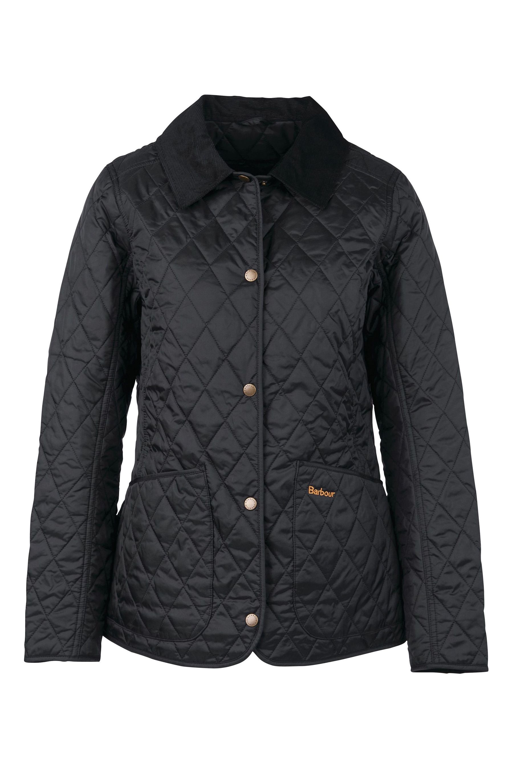 Barbour annandale quilted shop jacket black