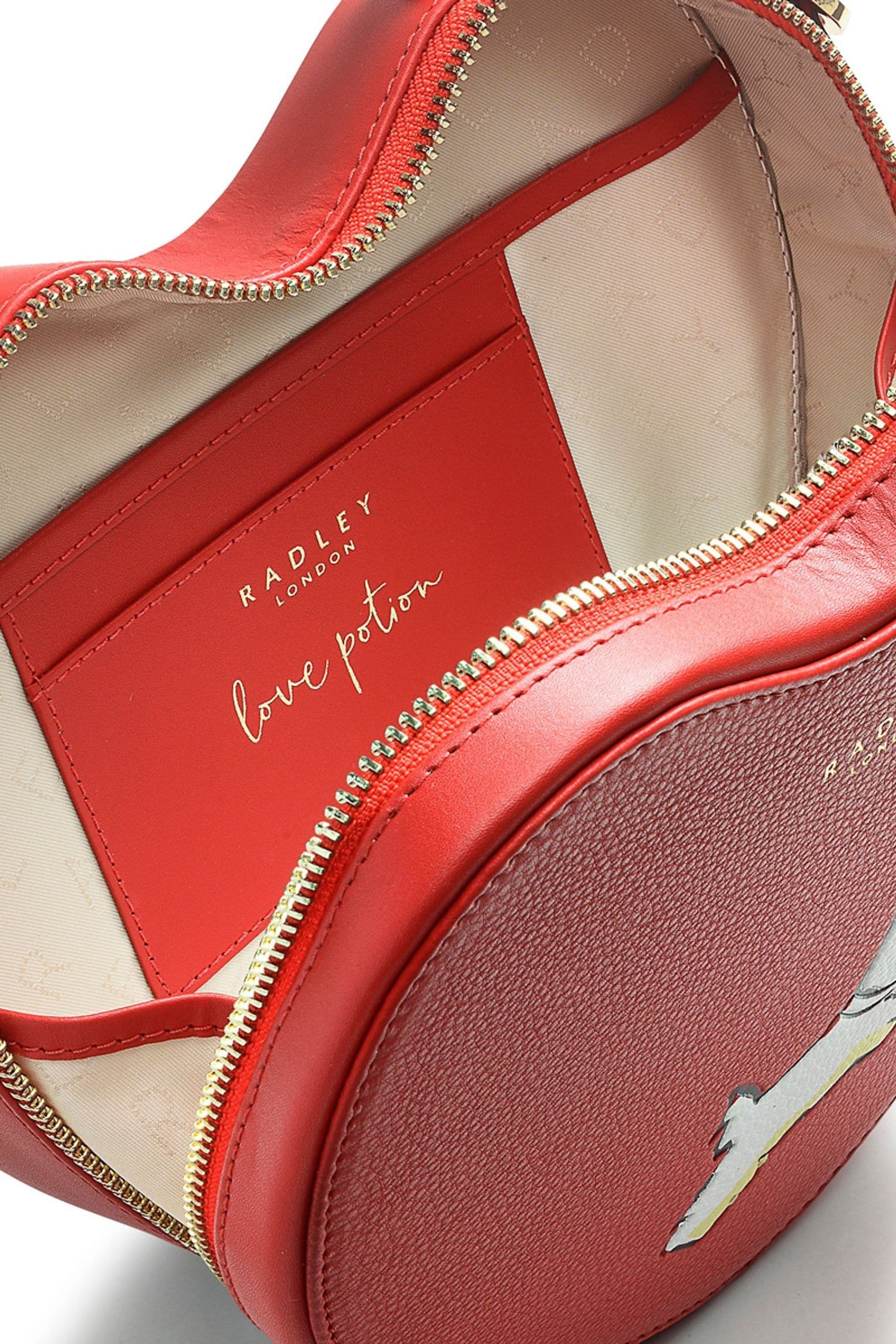 Radley London Red Love Potion Leather Cross Body Bag