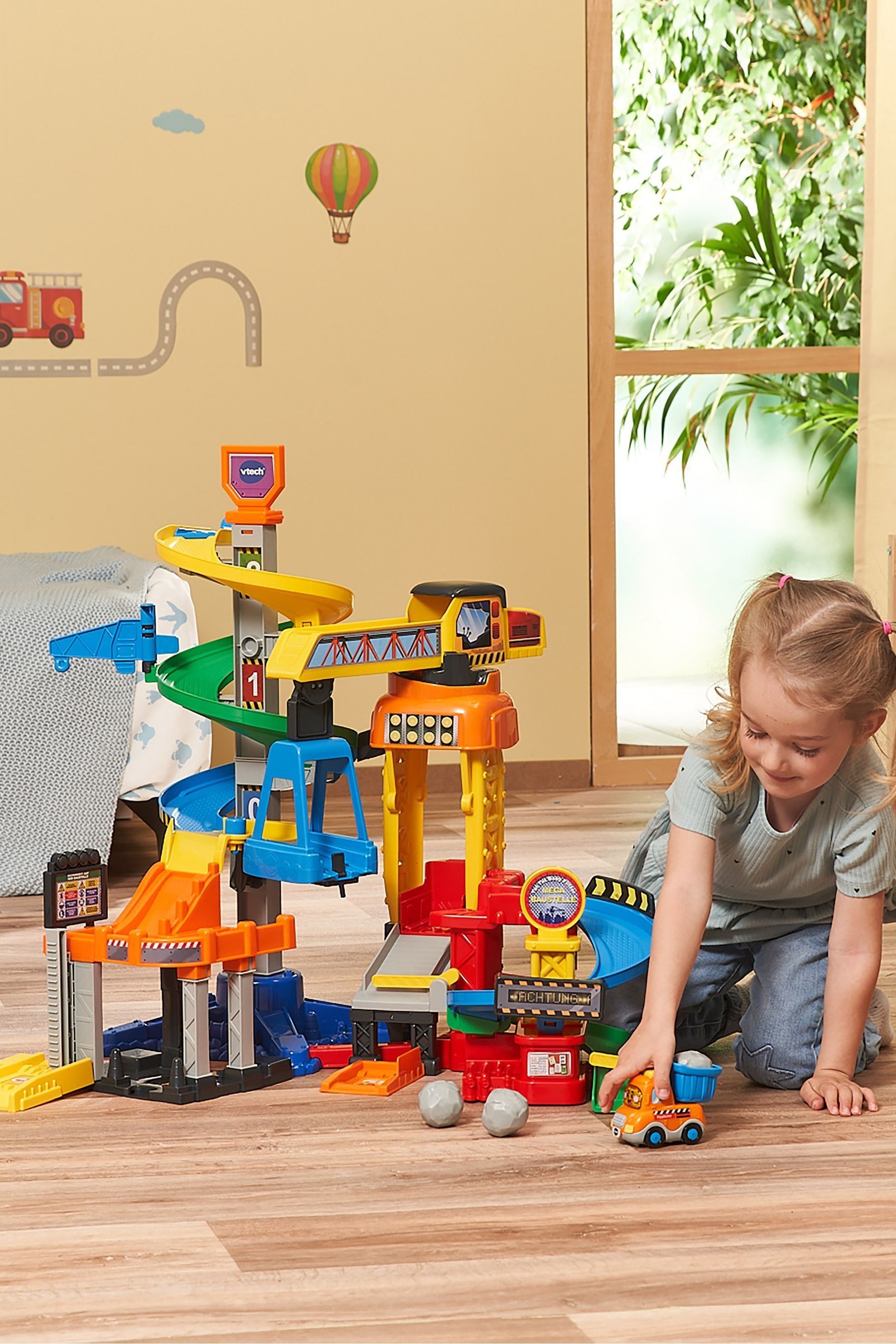 Vtech toot toot deals garage pink tesco