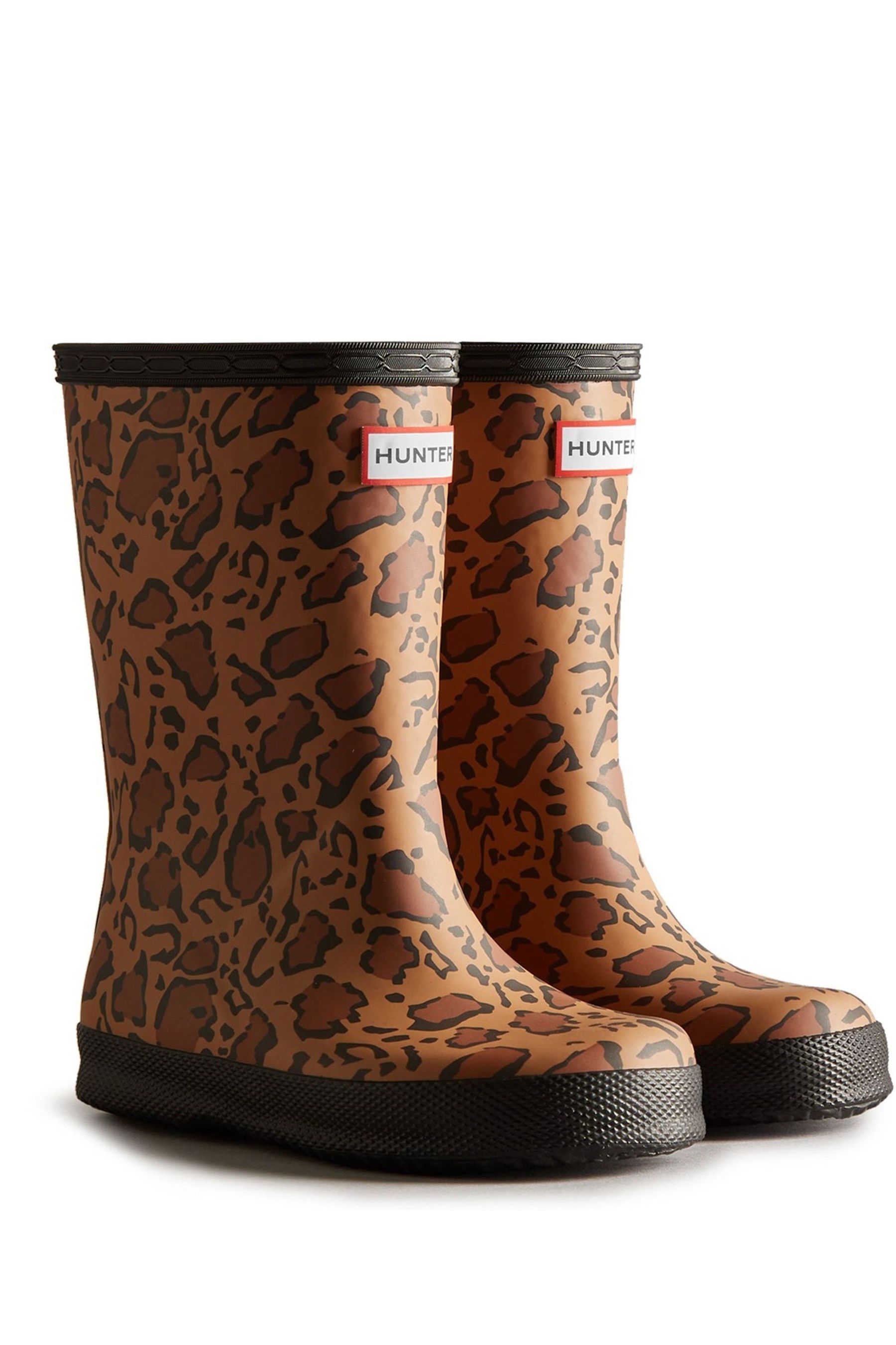 Buy Hunter Little Kids Original First Classic Leopard Print Brown
