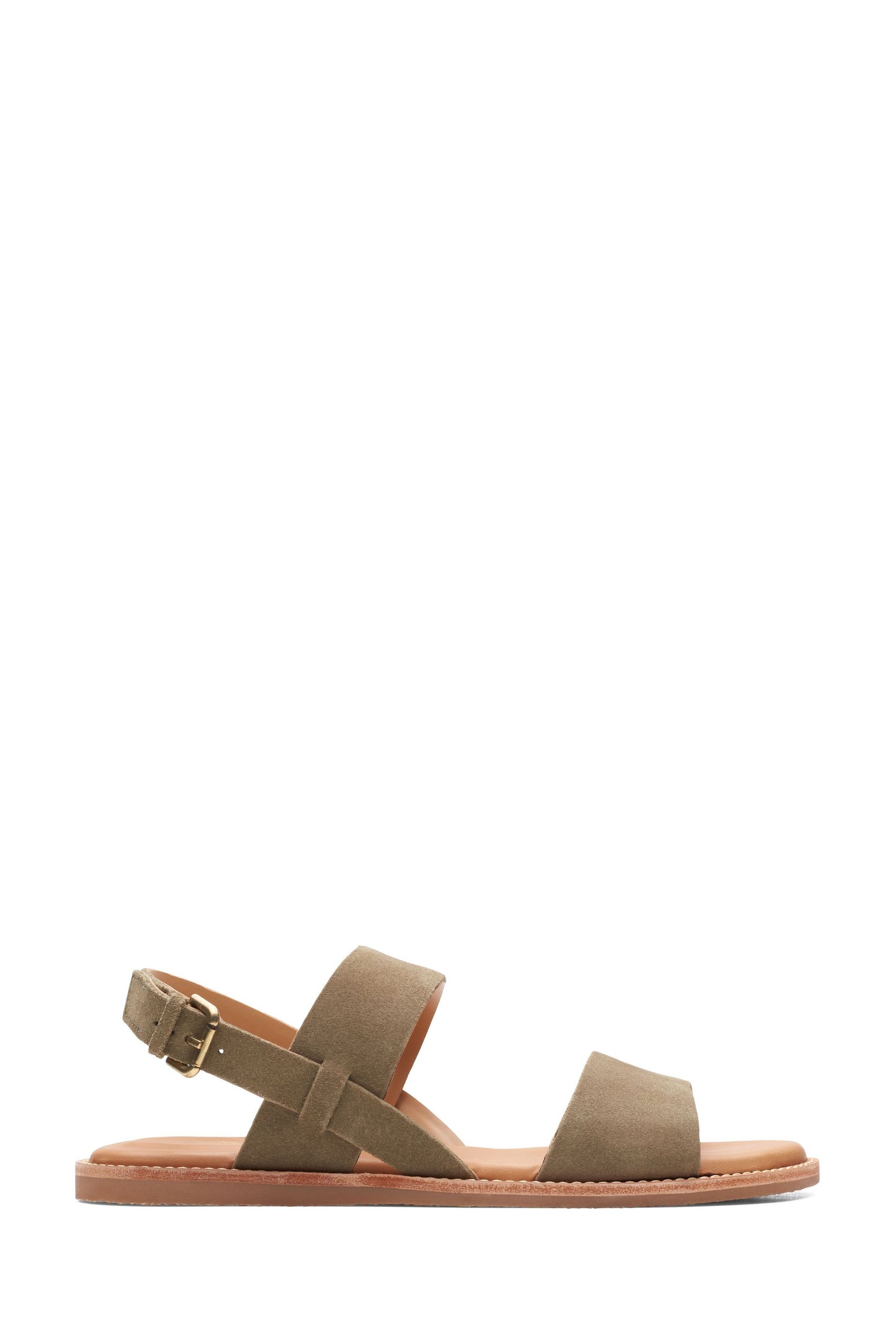 Clarks olive green sandals sale