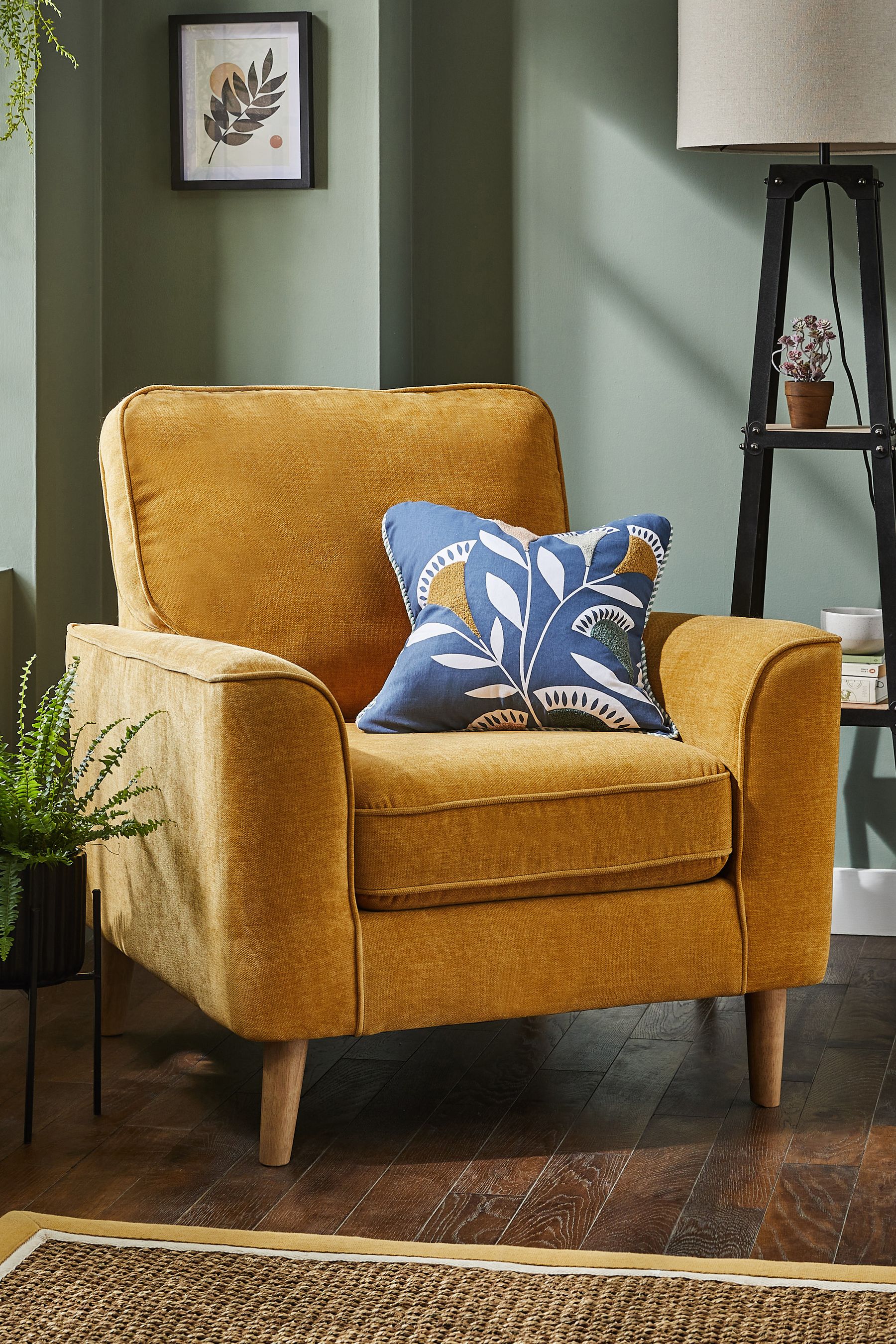 Next yellow new arrivals armchair