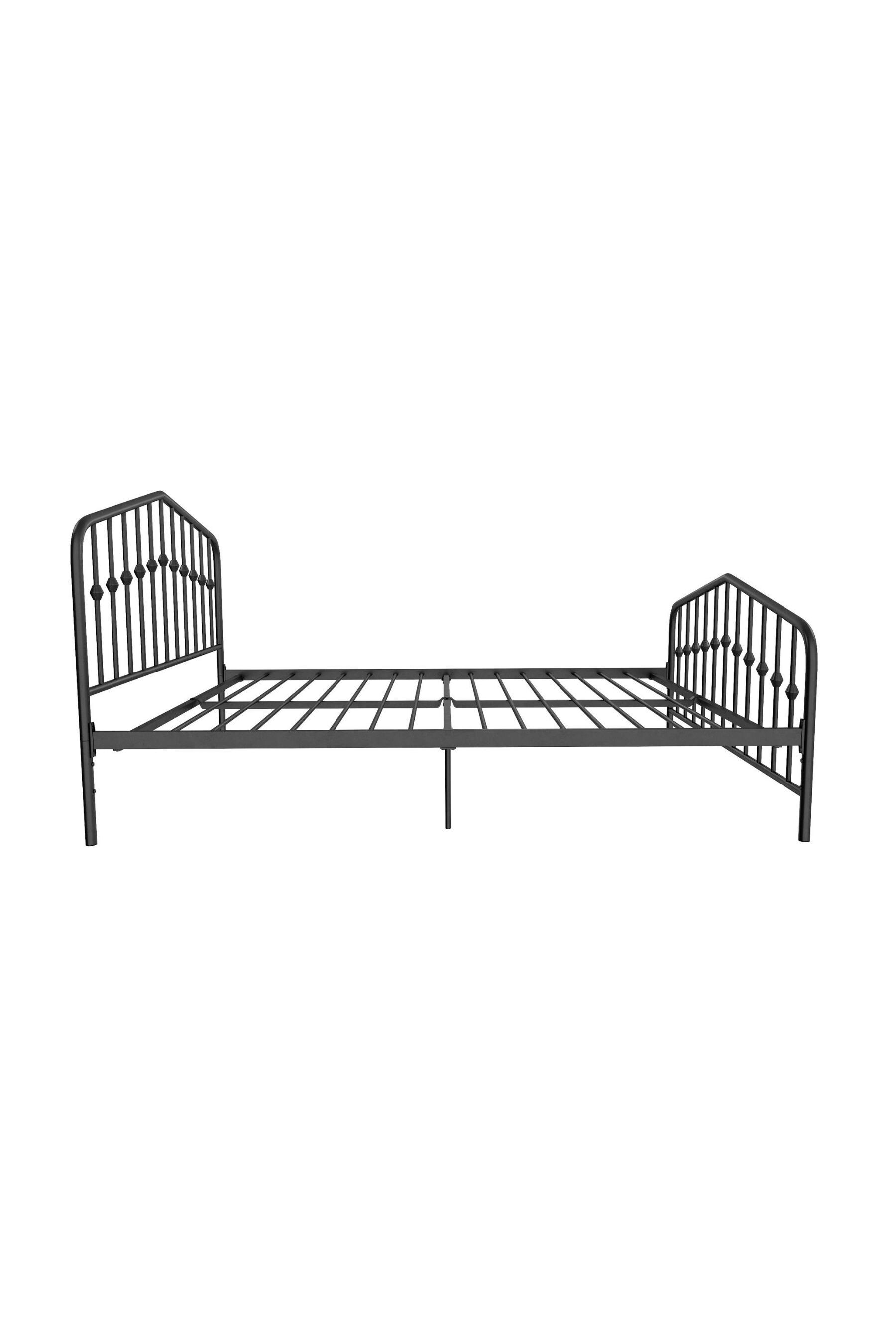 Bushwick platform top bed king black