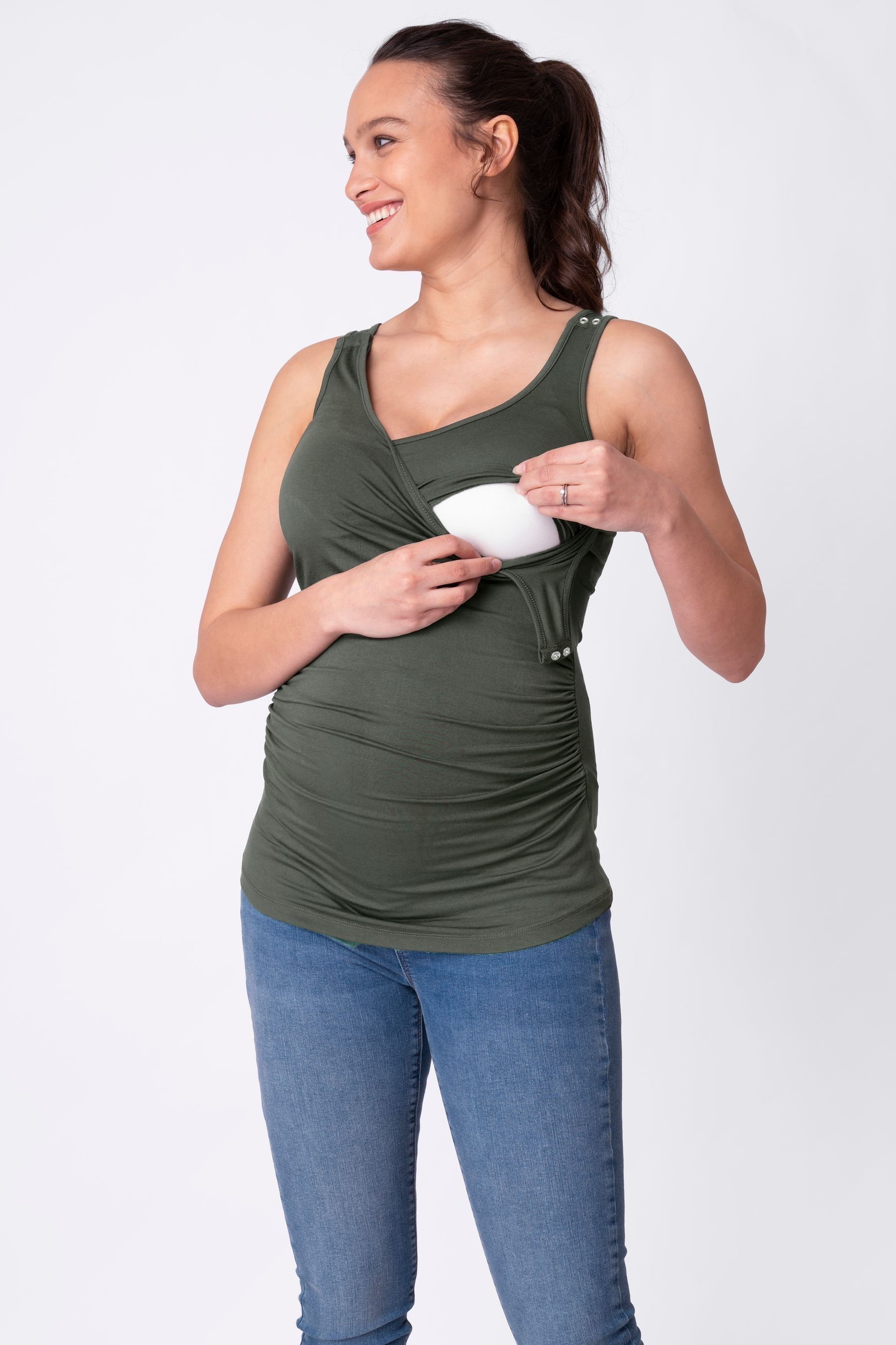 Buy Seraphine Green Maternity And Nursing Tops Twin Pack from the Next UK online shop