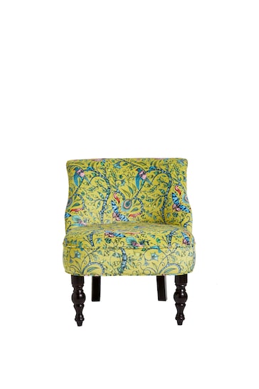 Emma Shipley Lime Green Langley Rousseau Velvet Chair