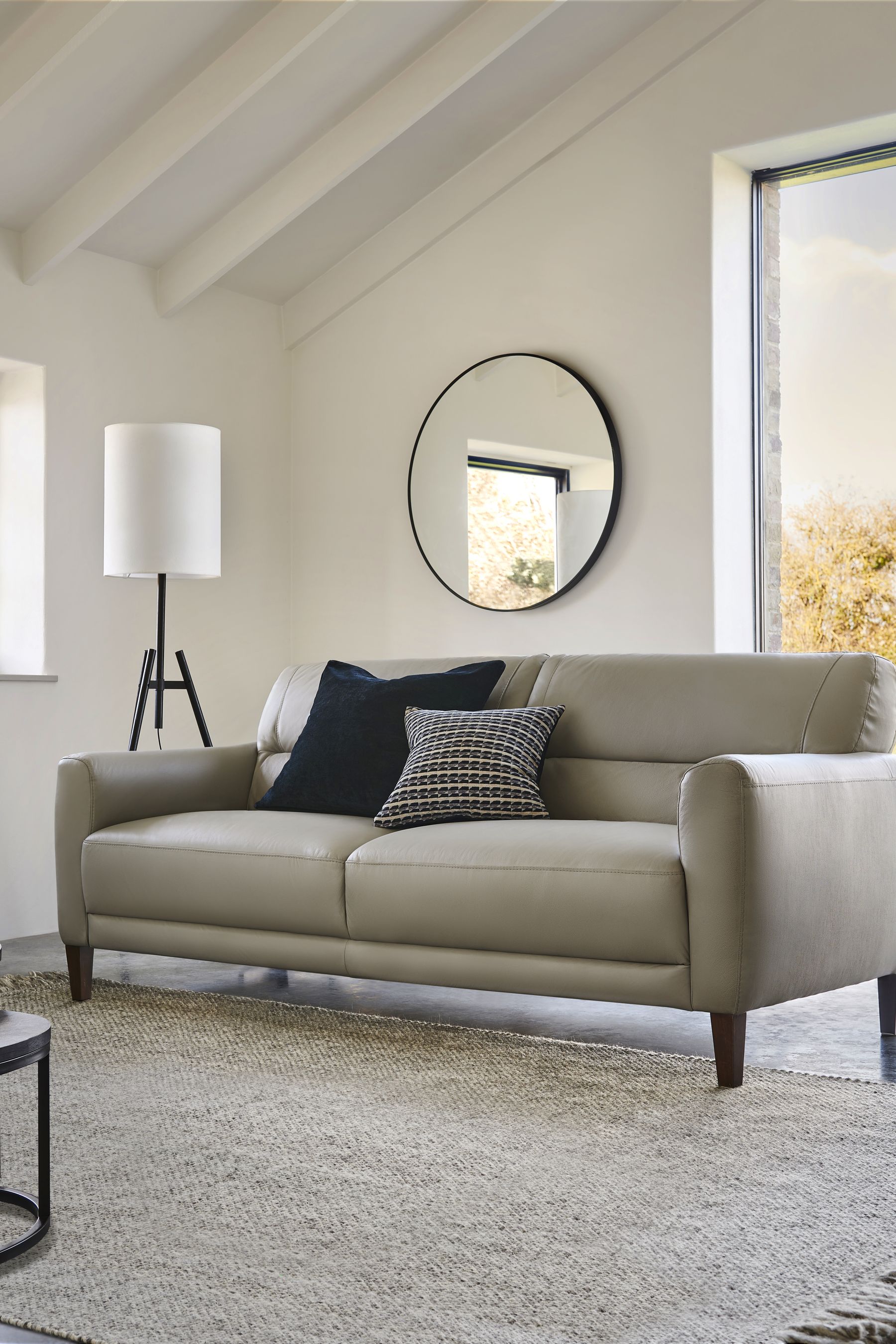 Floor lamp shop next to couch
