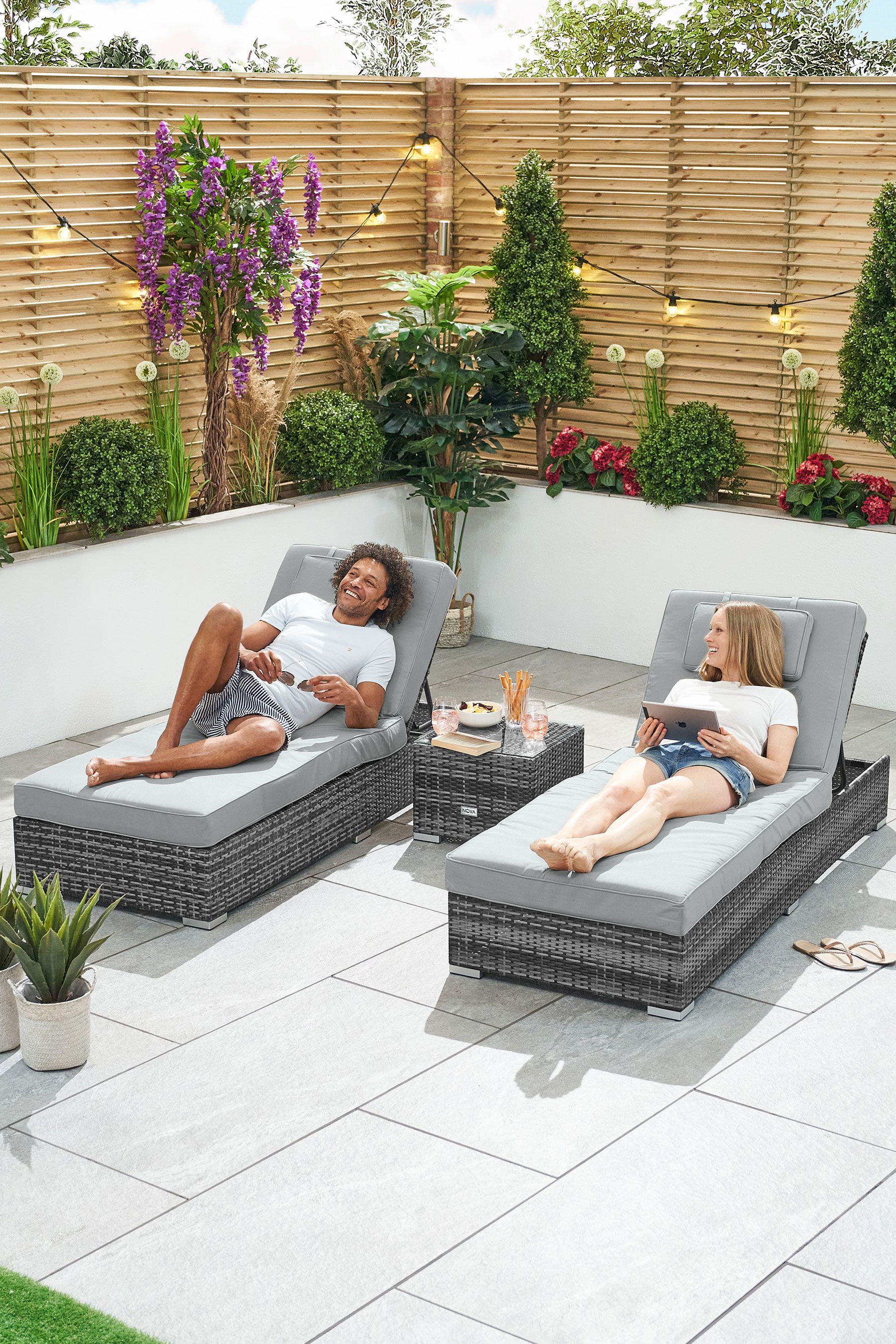 Next garden loungers deals