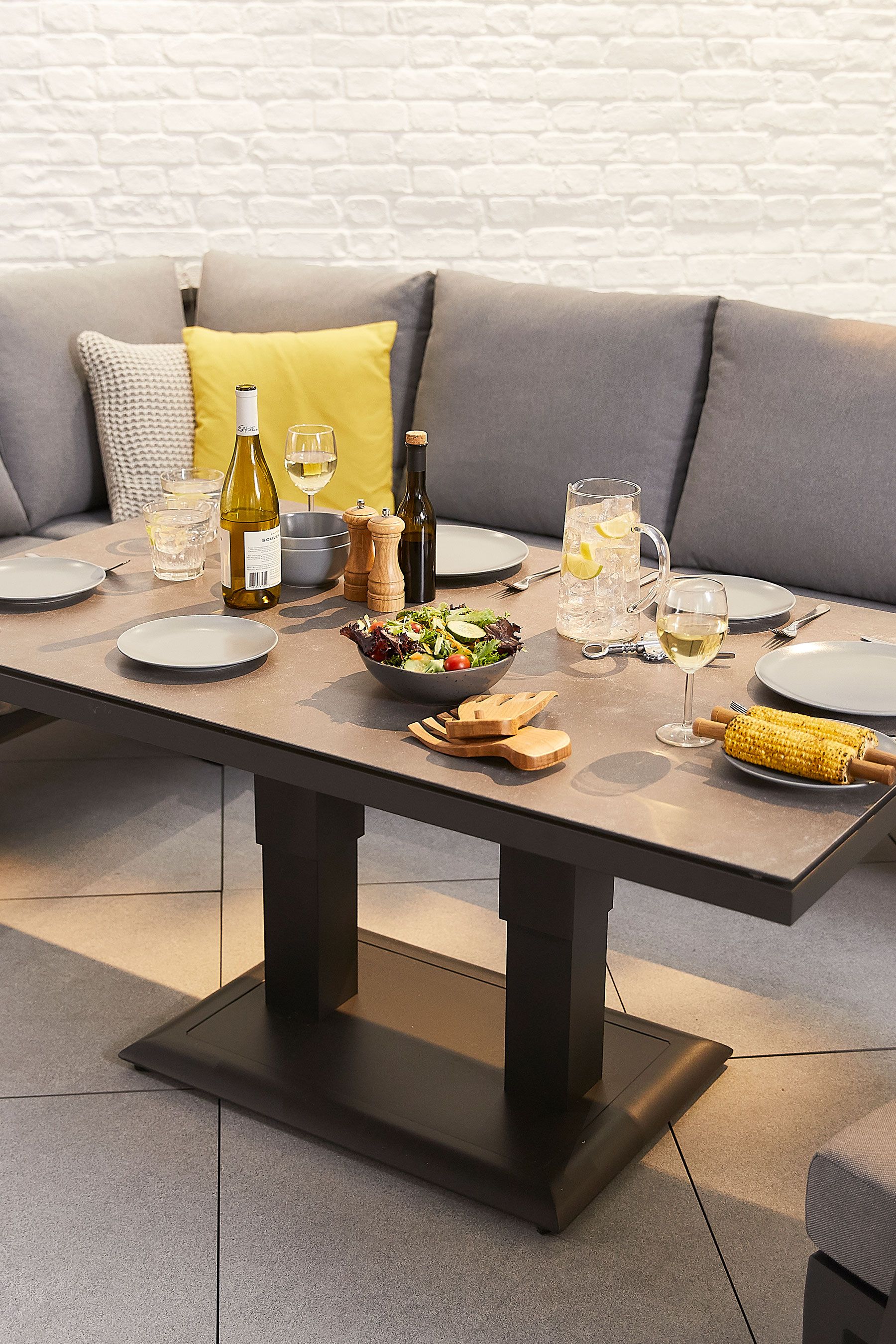 Dining room deals sofa set