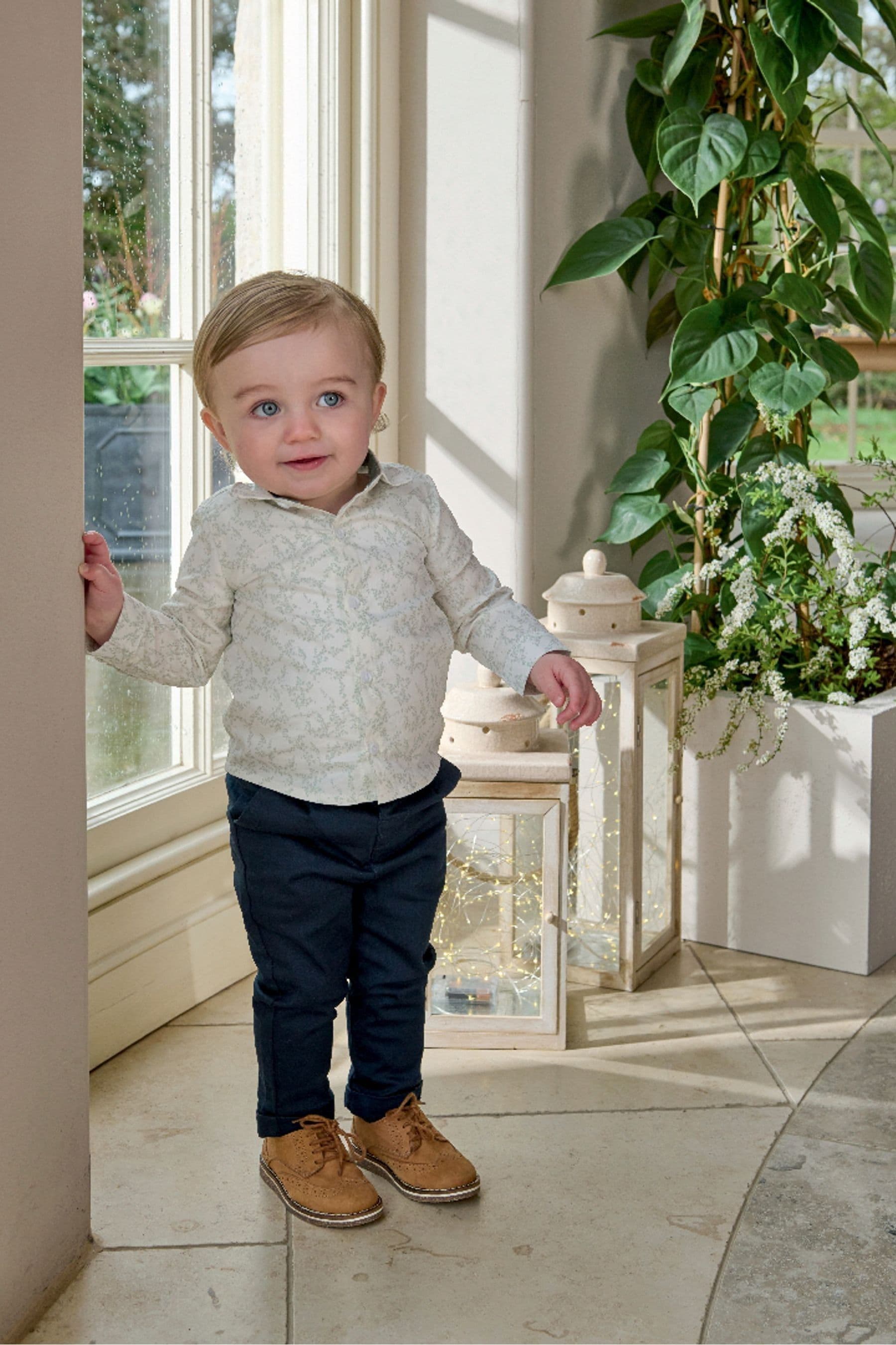 Baby boy navy chinos store