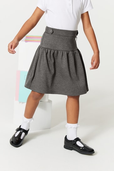 Clarks Grey School Skater Skirt