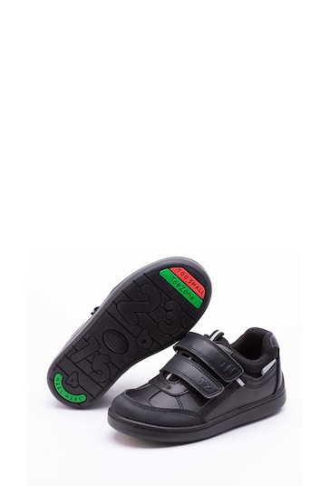 Toezone LEO Double Rip Tape Fastening Super Cool Black Shoes