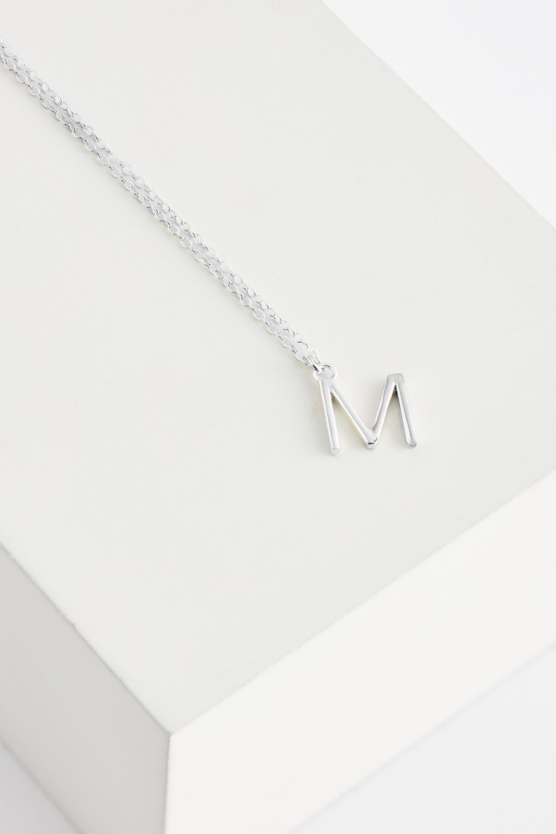 Silver Aries Constellation Initial Necklace | Jewellerybox.co.uk