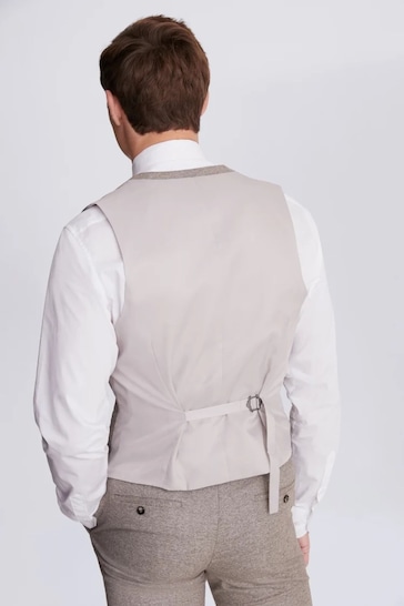 MOSS Slim Fit New Neutral Suit Waistcoat